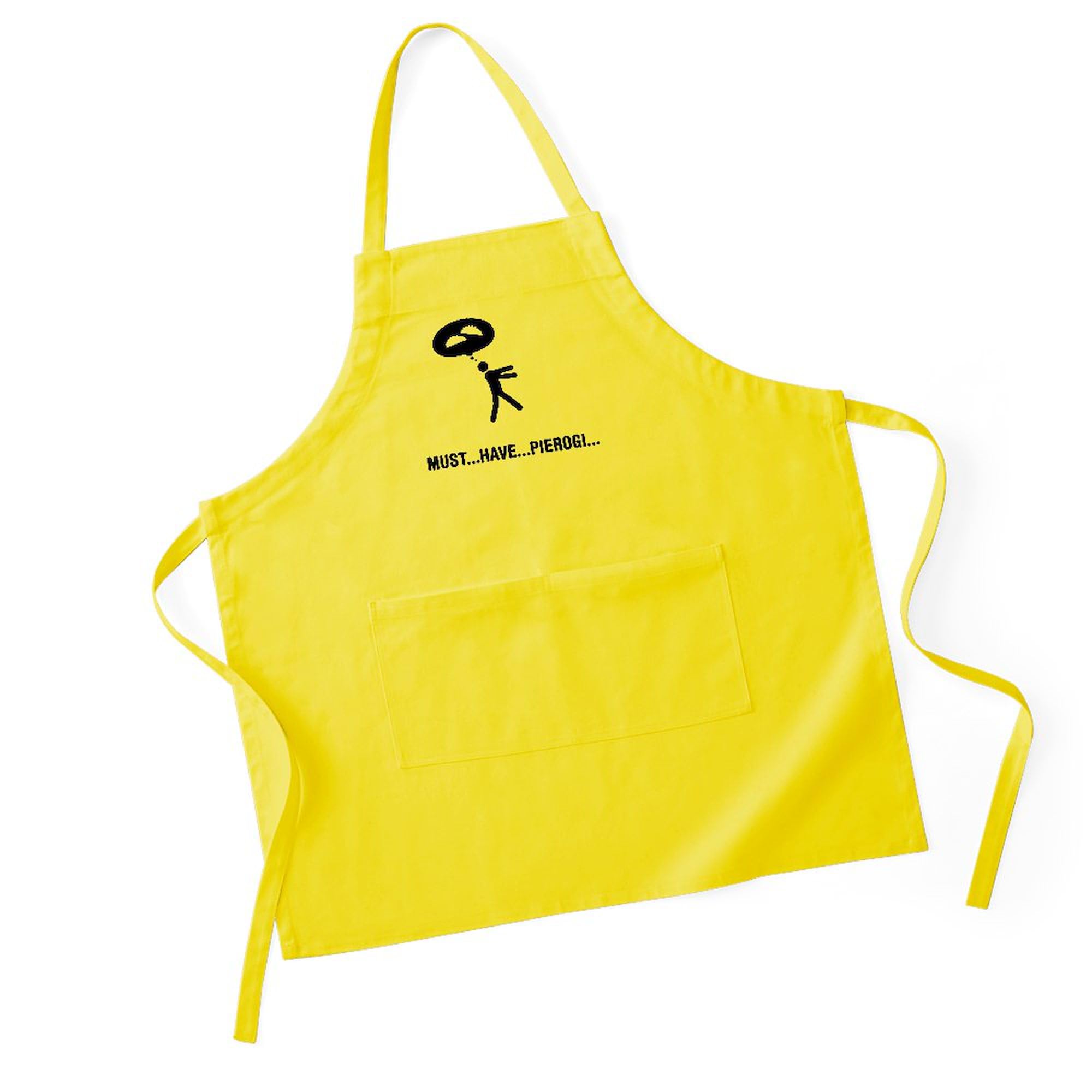 Pierogi Lover Kitchen Apron with Pockets - Adjustable Grilling & Baking Apron for Cooking Enthusiasts - Perfect for BBQ, Baking & Home Kitchen Use