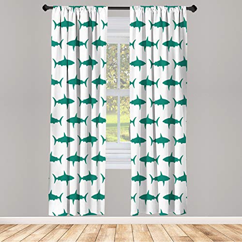 Dark Teal and White