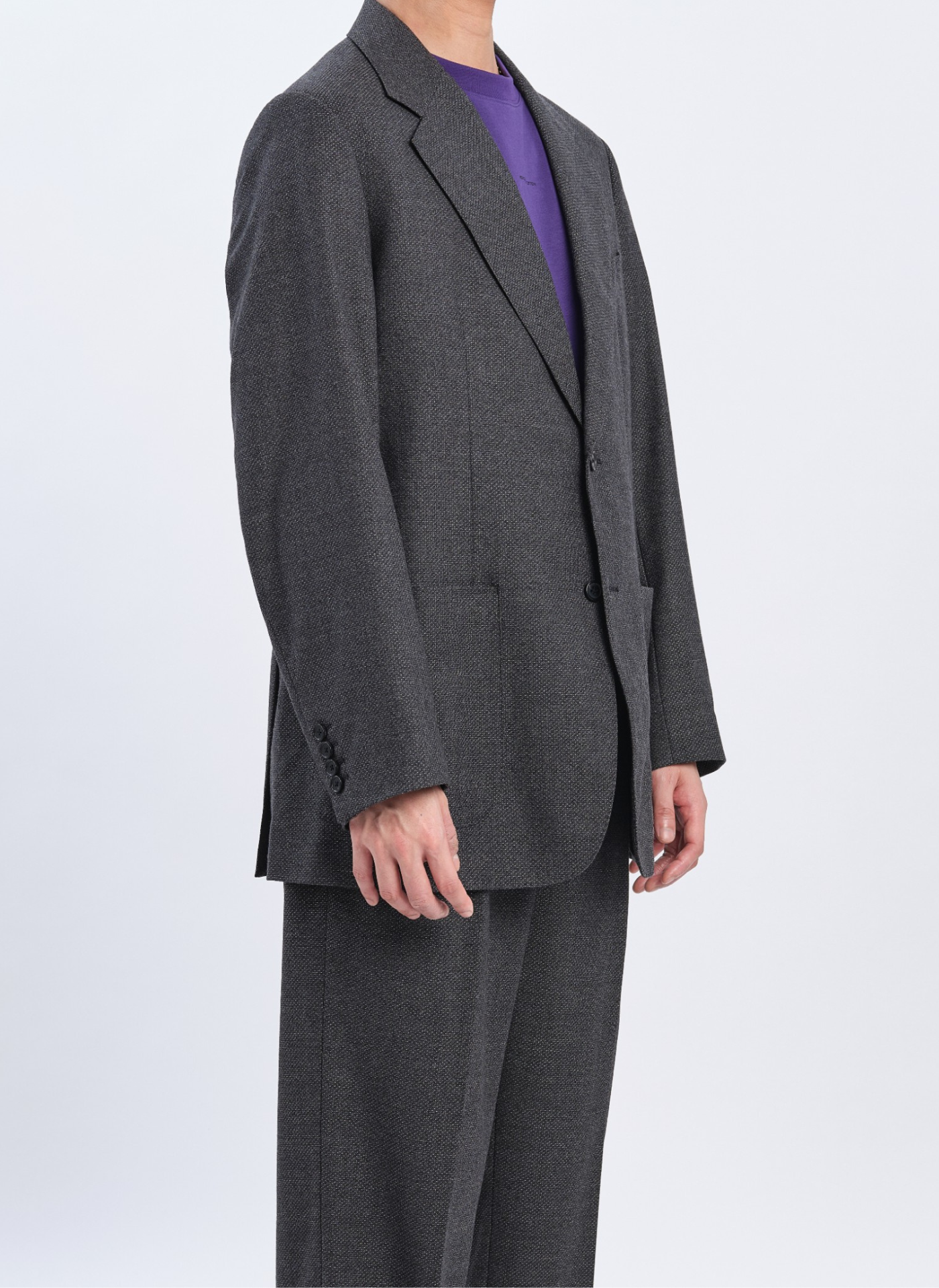 Premium Marzotto Wool Men's Single Breasted Suit Blazer - Tailored Fit Business Formal Jacket for Office, Weddings & Special Occasions