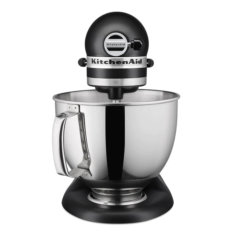 4.8L (5 Qt) Artisan Tilt-Head Stand Mixer with 2 Stainless Steel Bowls - KSM160 - Perfect for Baking Bread, Cakes & Cookies at Home