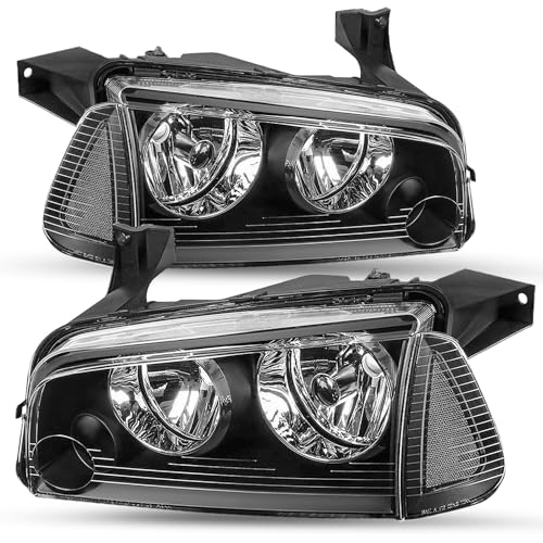 Black Housing with Clear Reflector