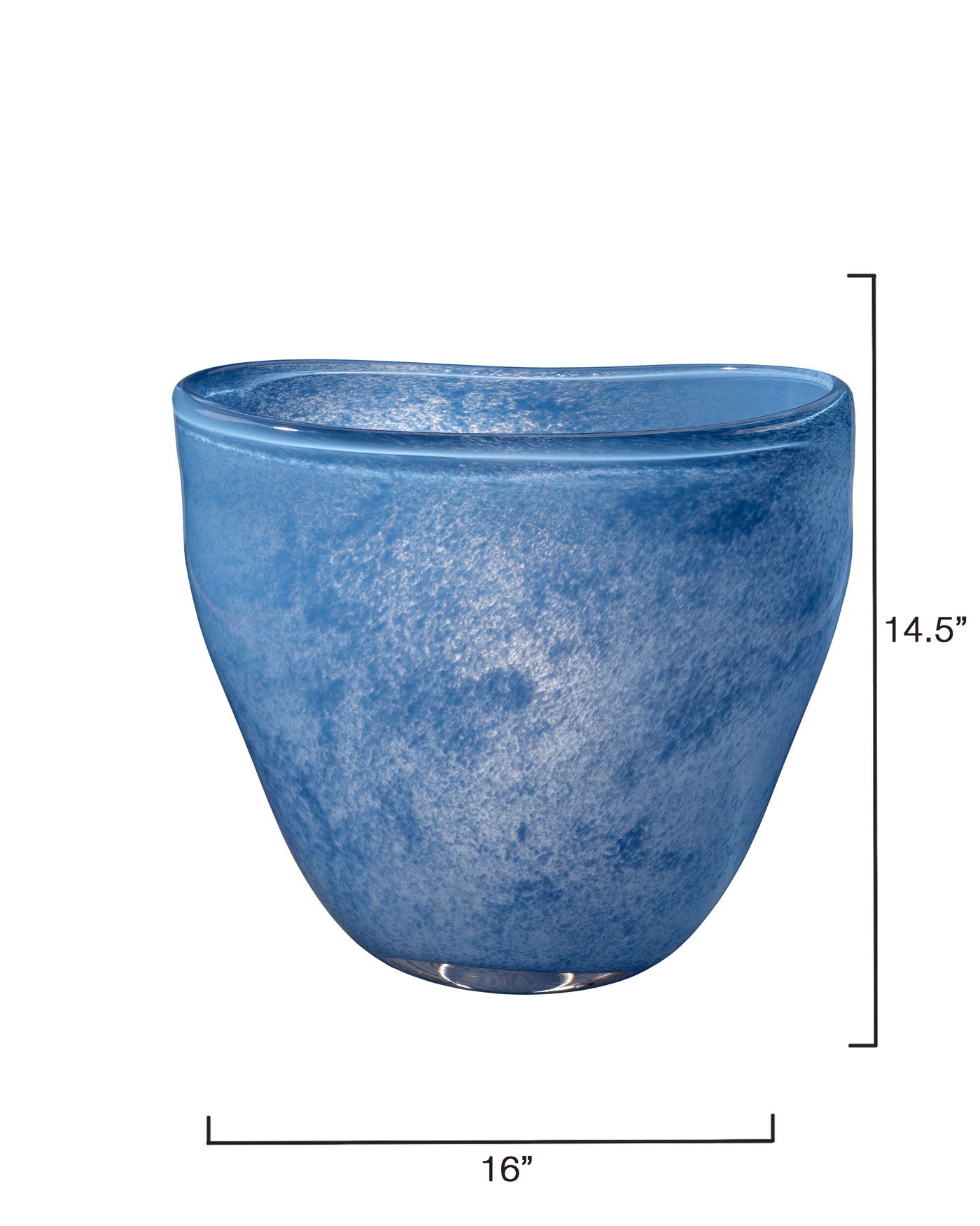 Modern Puddle Vase - Elegant Ceramic Flower Vase for Home Decor, Wedding Centerpieces & Tabletop Arrangements