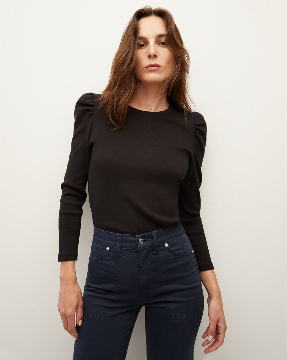 Britney Puff Sleeved Top - Women's Elegant Blouse with Puff Sleeves for Casual Wear, Office, and Date Nights | Fashionable & Comfortable