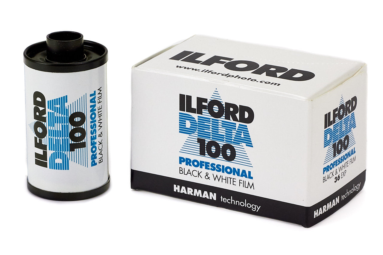 Ilford Delta Professional 100 Black & White Film, 35mm, 36 Exposures - Perfect for Street Photography & Low Light Conditions