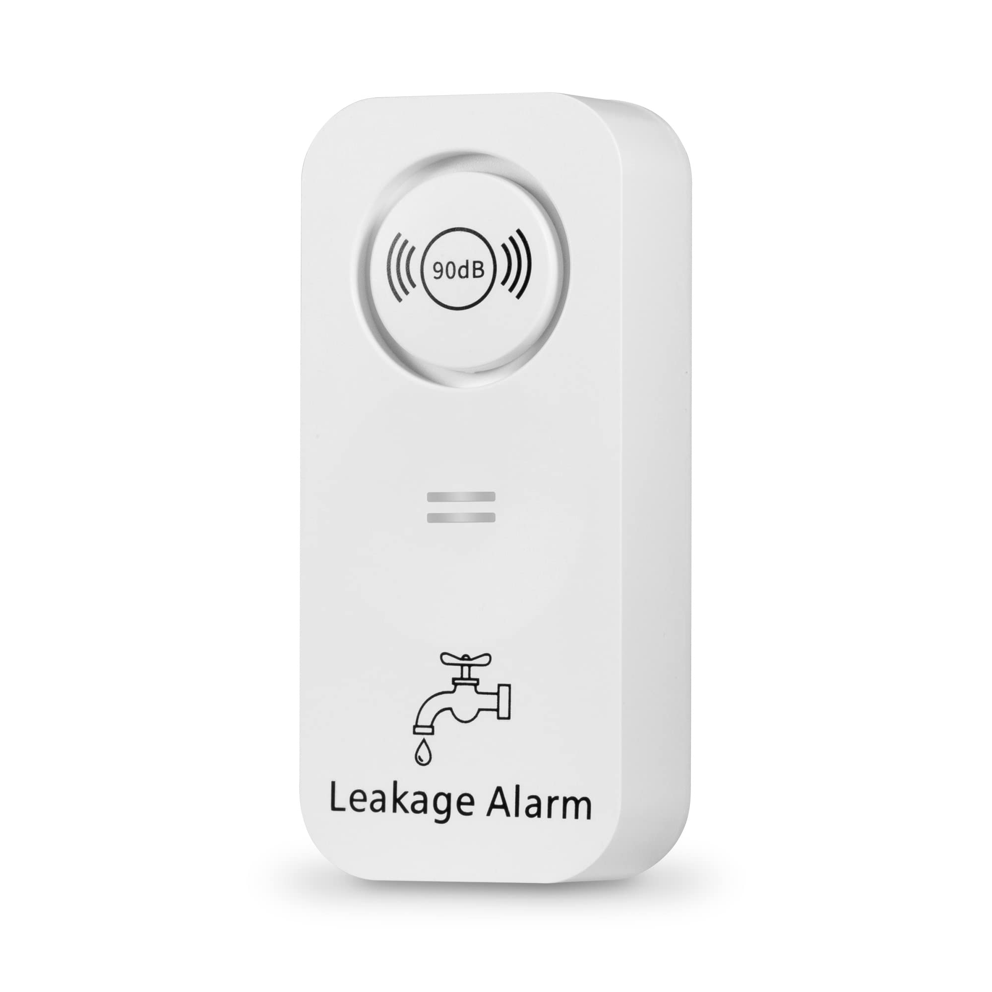 TOWODE Water Leak Detector with 90dB Alarm - Sensitive Leak Sensor for Kitchen, Bathroom, Basement - Early Flood Warning System (1 Pack) - Perfect for Home, RV & Appliance Protection