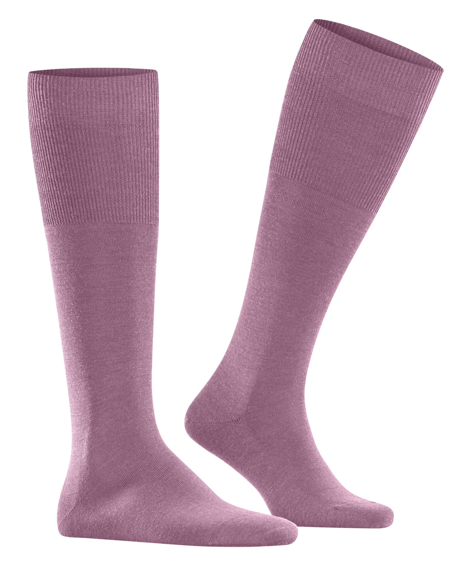 FALKE Men's Knee-High Dress Socks - Breathable Merino Wool & Cotton Blend for Business Travel & Office Wear - Comfortable Formal Socks for Work, Airplane Flights & Leisure Activities (1 Pair)