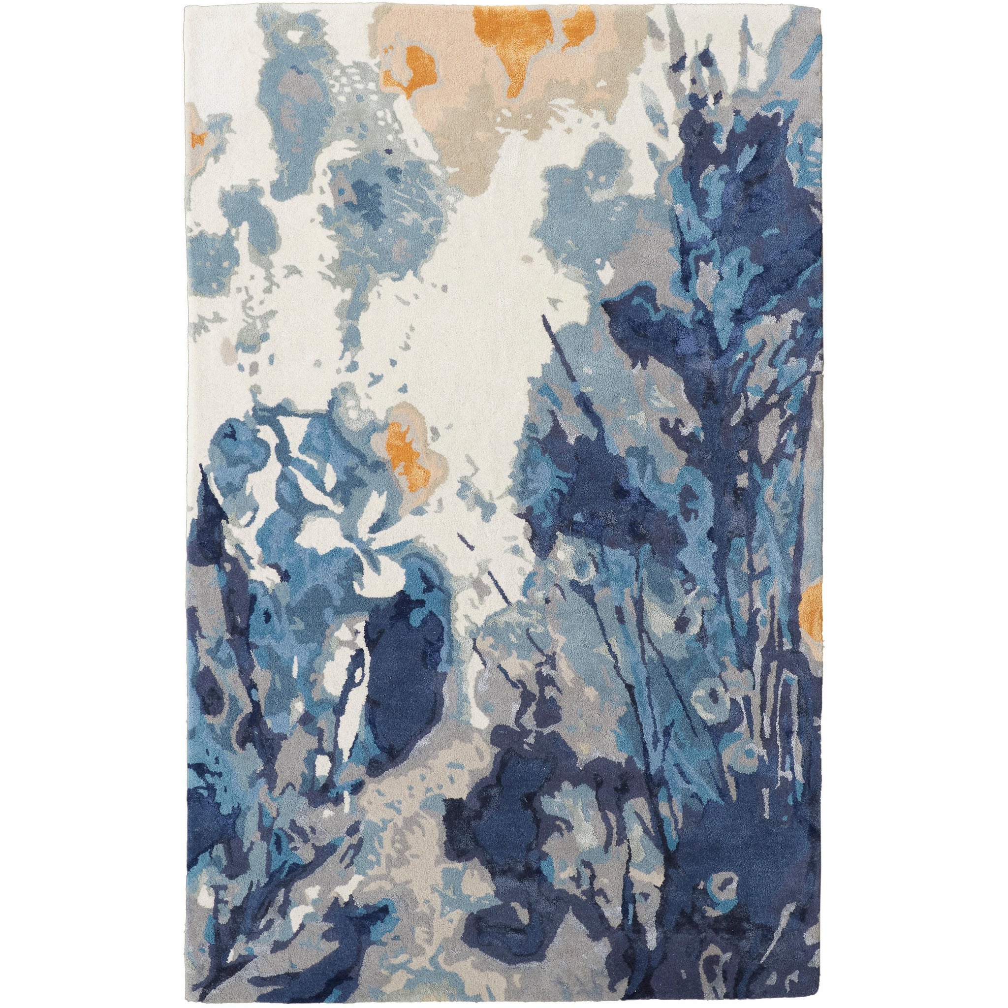 Stylish Dafney Blue Area Rug - Soft & Durable for Living Room, Bedroom, or Office Decor | Perfect for Home & Workspace