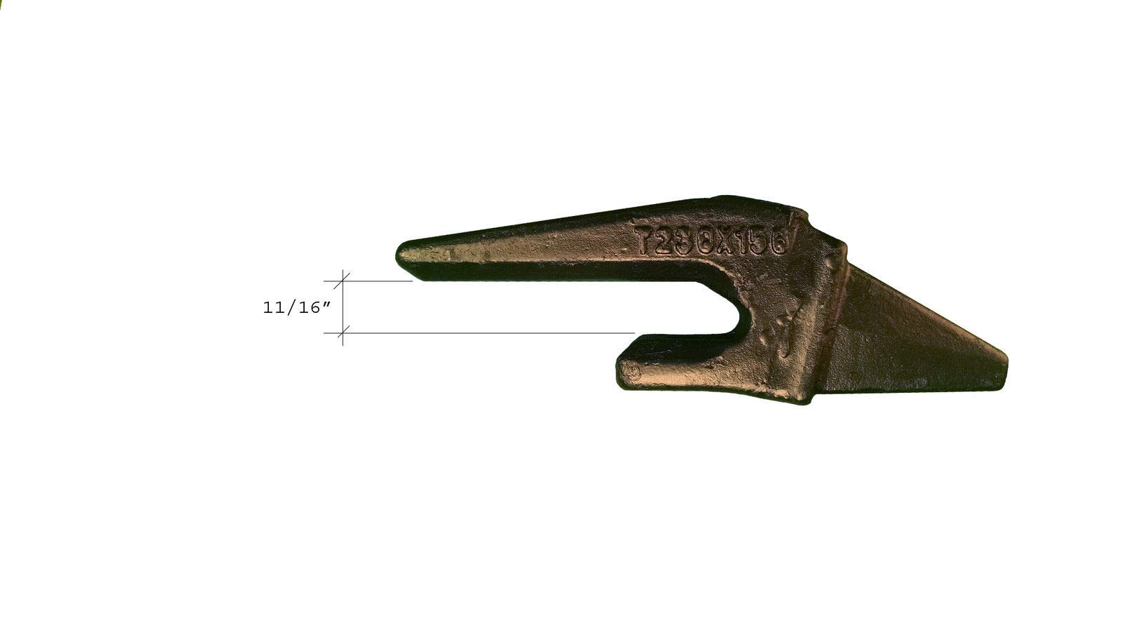 3 Mini Excavator Weld On Shanks - Bucket Dirt Teeth & Pins (230X156, X156L, P156) for Digging, Trenching & Construction Work