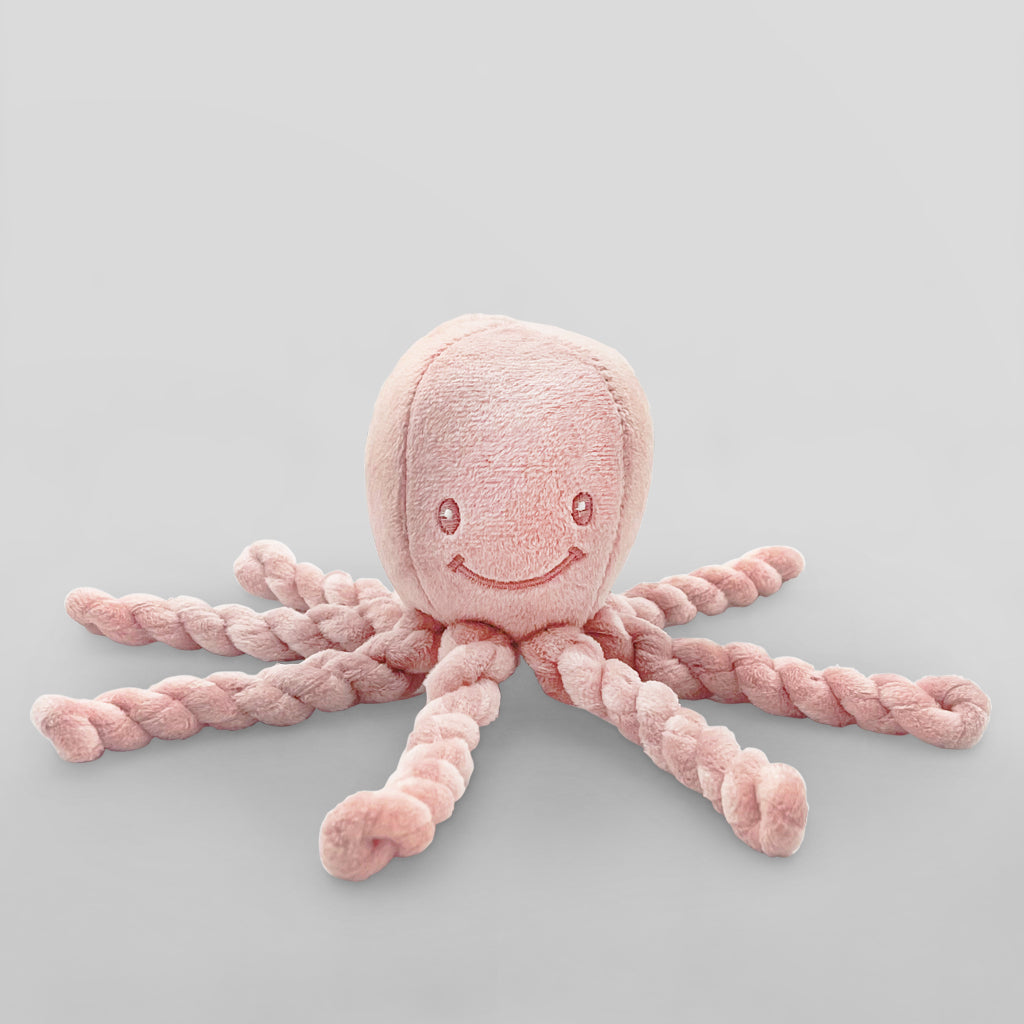 Ollie Octopus Baby Gift Set for Newborns - Soft Pink Plush Toy & Accessories | Perfect for Baby Showers, Nursery Decor, and First Birthday Gifts