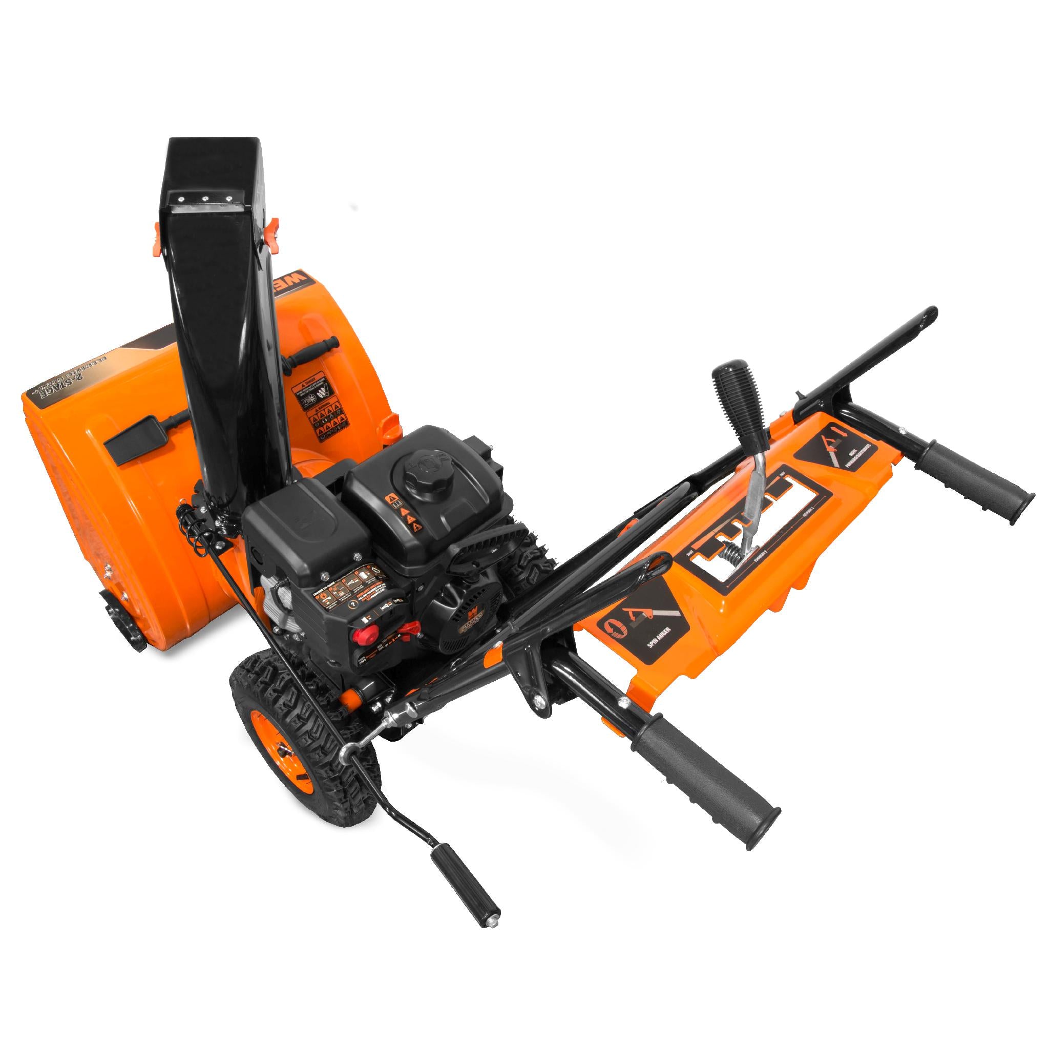 WEN SB24 24-Inch 212cc 2-Stage Self-Propelled Gas Snow Blower with Electric Start - Heavy Duty Snow Removal for Driveways, Sidewalks & Large Areas