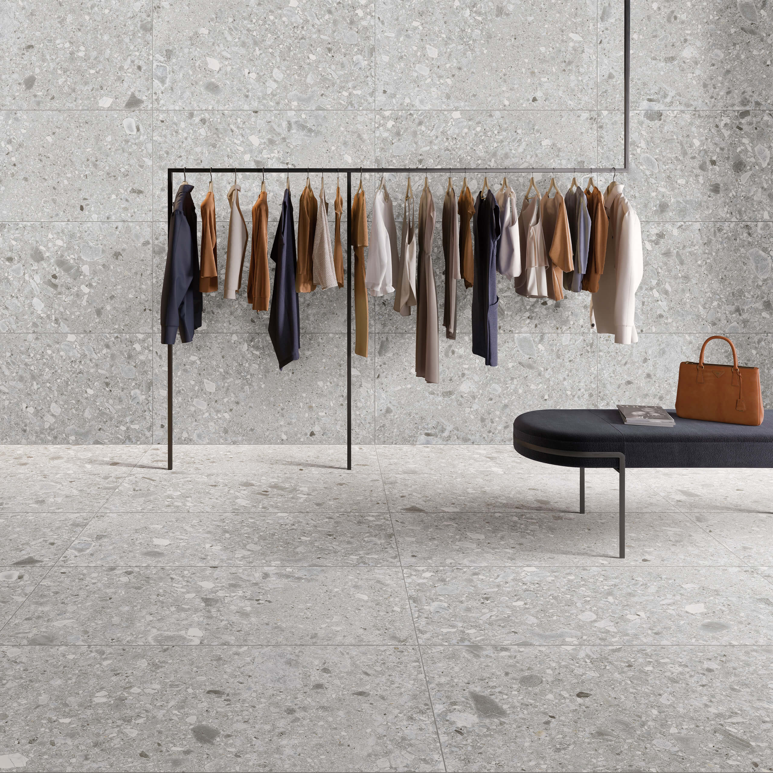 Ceppo Stone 600x600 Light Grey Porcelain Tile - Premium Matte Finish for Floors & Walls - Perfect for Bathroom, Kitchen & Outdoor Patio Design