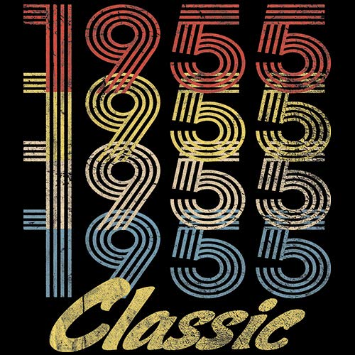 Vintage 1955 Retro 70th Birthday Gift T-Shirt for Men - Classic 70 Years Old Birthday Present - Perfect for 70th Birthday Parties & Milestone Celebrations