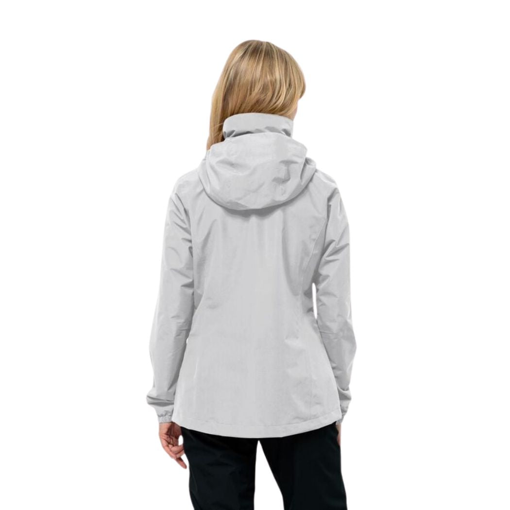 Jack Wolfskin Stormy Point 2L Women's Waterproof Hiking Jacket - Lightweight Windproof Raincoat for Outdoor Adventures & Travel