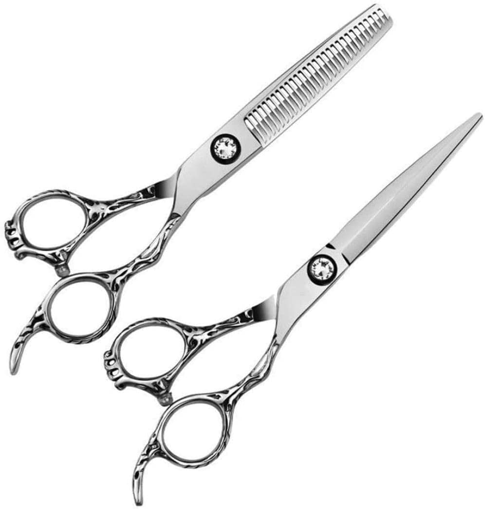 Professional 440C Stainless Steel Hair Cutting Scissors Kit - Barber Shears for Stylists & Hairdressers - Precision Hairdressing Scissors for Salon, Home Use & Professional Styling