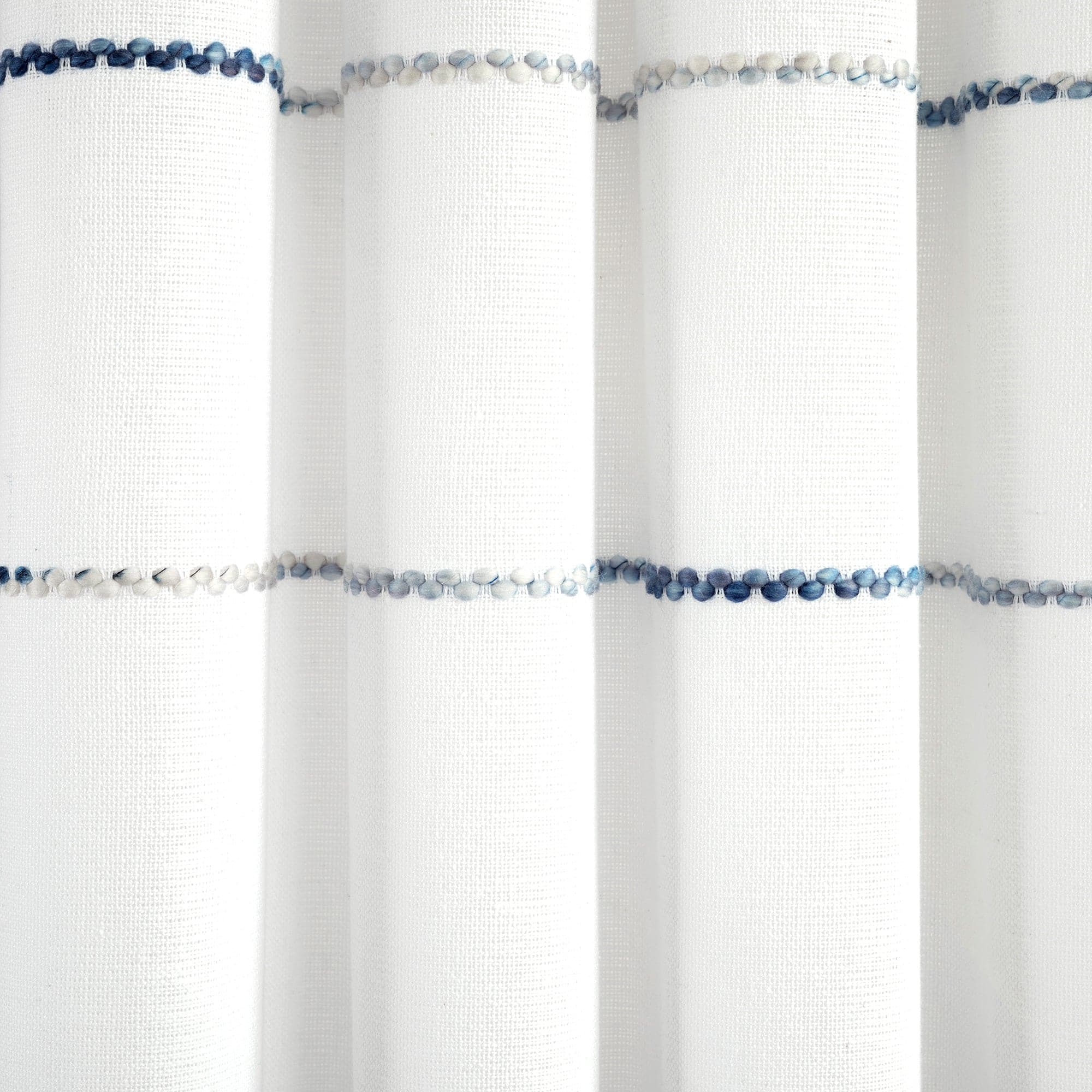 Farmhouse Boho Stripe Woven Tassel Window Curtains - Yarn Dyed Recycled Cotton Blend Panel Set (2 Pack) for Living Room, Bedroom & Dining Room Decor