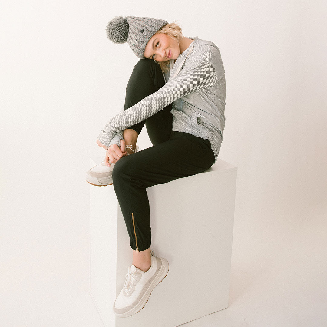 Albion Women's Lightweight Zip Up Hoodie - Soft Fleece Lined Pullover for Casual Wear, Gym & Outdoor Activities