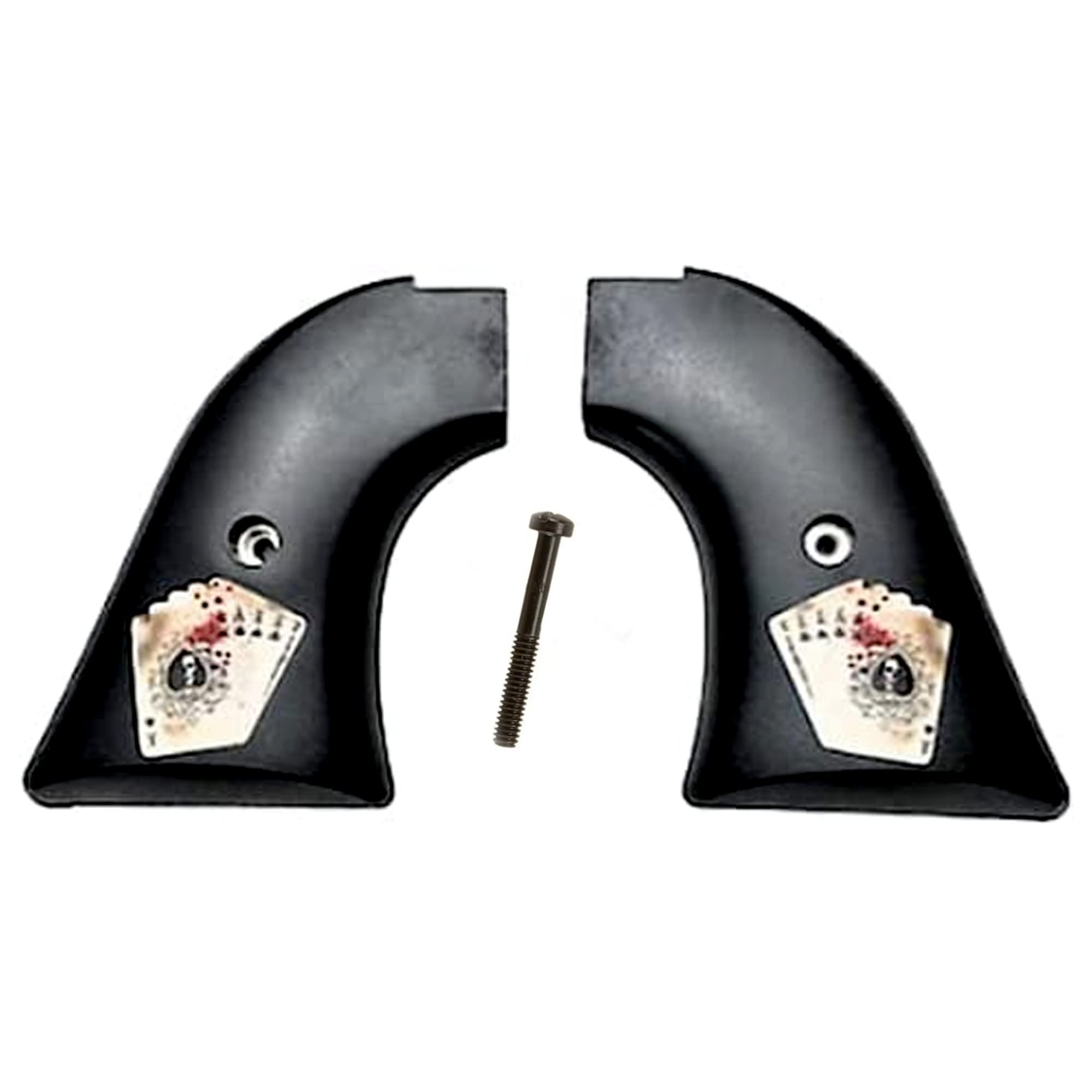 Premium Gun Grips Replacement for Heritage Rough Rider .22 Model - Wild Bill's Dead Man's Hand Style - Perfect for Shooting Range & Cowboy Action Shooting