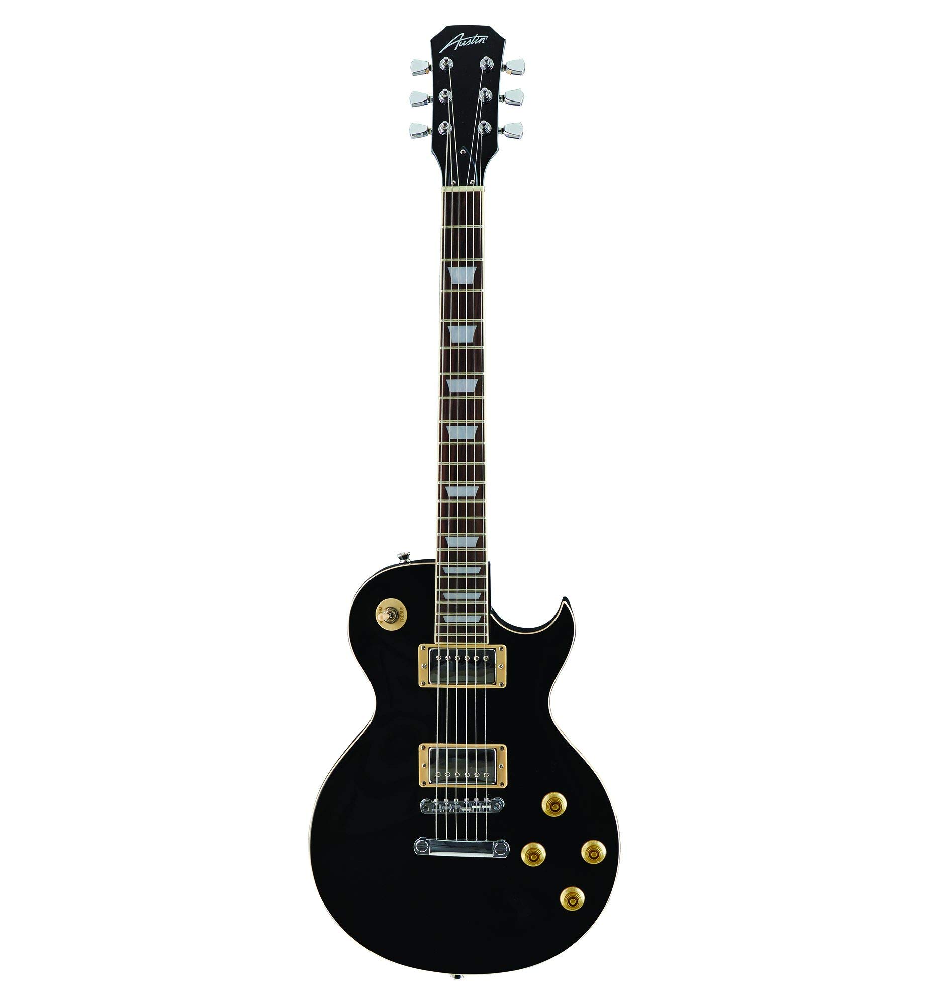 Austin AS6PROBK 6-String Acoustic Bass Guitar for Right-Handed Players - Perfect for Live Performances, Studio Recording & Home Practice