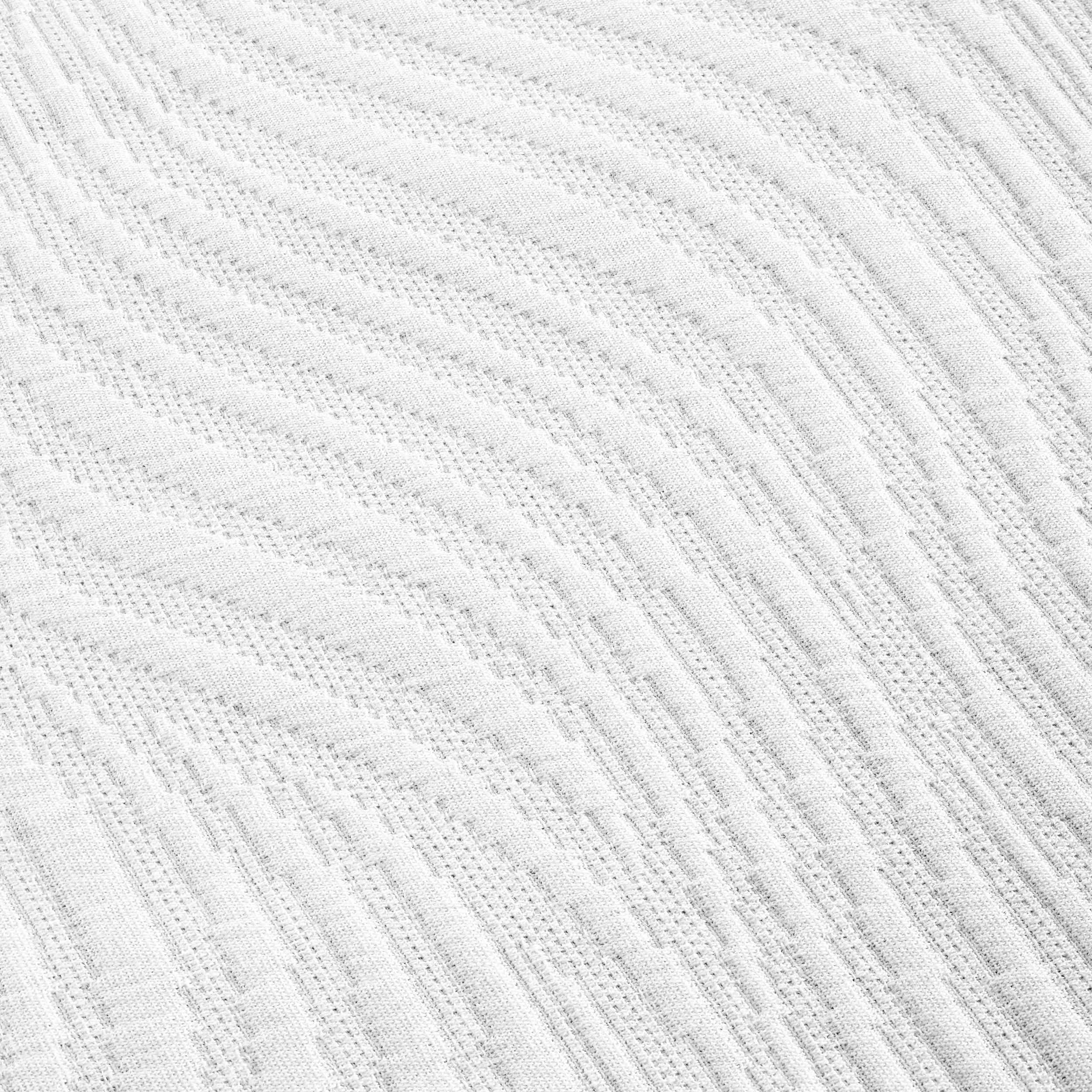 Luxury Cascade Cotton Jacquard Matelassé 3-Piece Bedspread Set - Queen Size Bedding with Elegant Textured Design for Master Bedroom & Guest Room Decor