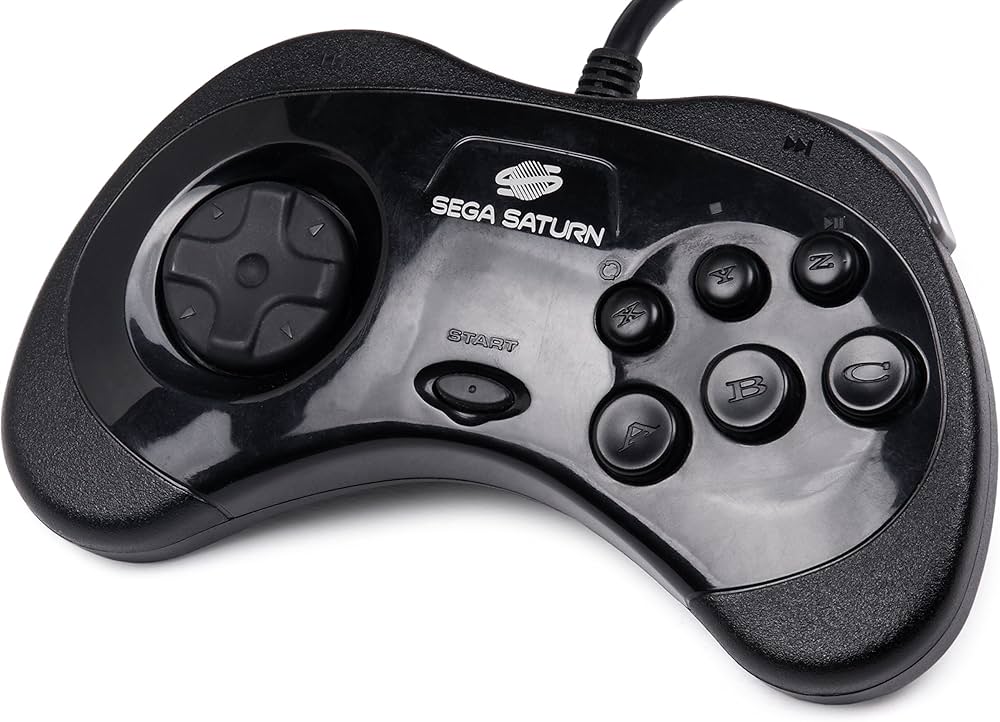 Original Sega Saturn MK 80116 Model 2 Controller - Authentic Retro Gamepad for Classic Gaming - Perfect for Sega Saturn Consoles & Retro Gaming Enthusiasts