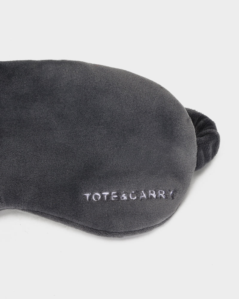 Apollo 1 Travel Neck Pillow & Sleep Mask Set - Black | Memory Foam Support for Airplane, Car & Office Naps | Perfect Gift for Travelers
