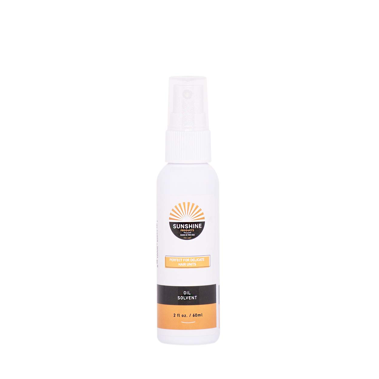 Sunshine Tape Hair System Solvent Spray - Oil Cleaner & Bond Remover for Wigs & Toupees | Travel Size | Gentle Hairpiece Care | Perfect for Salon, Home Use & Travel