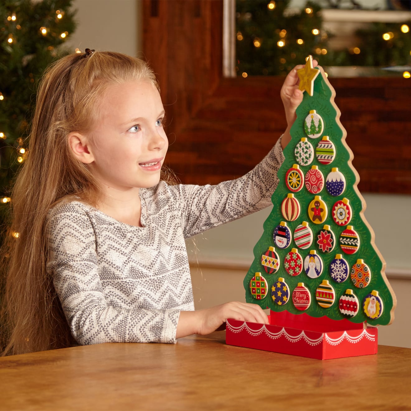 Religious Wooden Advent Calendar for Christmas Countdown - Perfect for Home Decor & Holiday Gifts