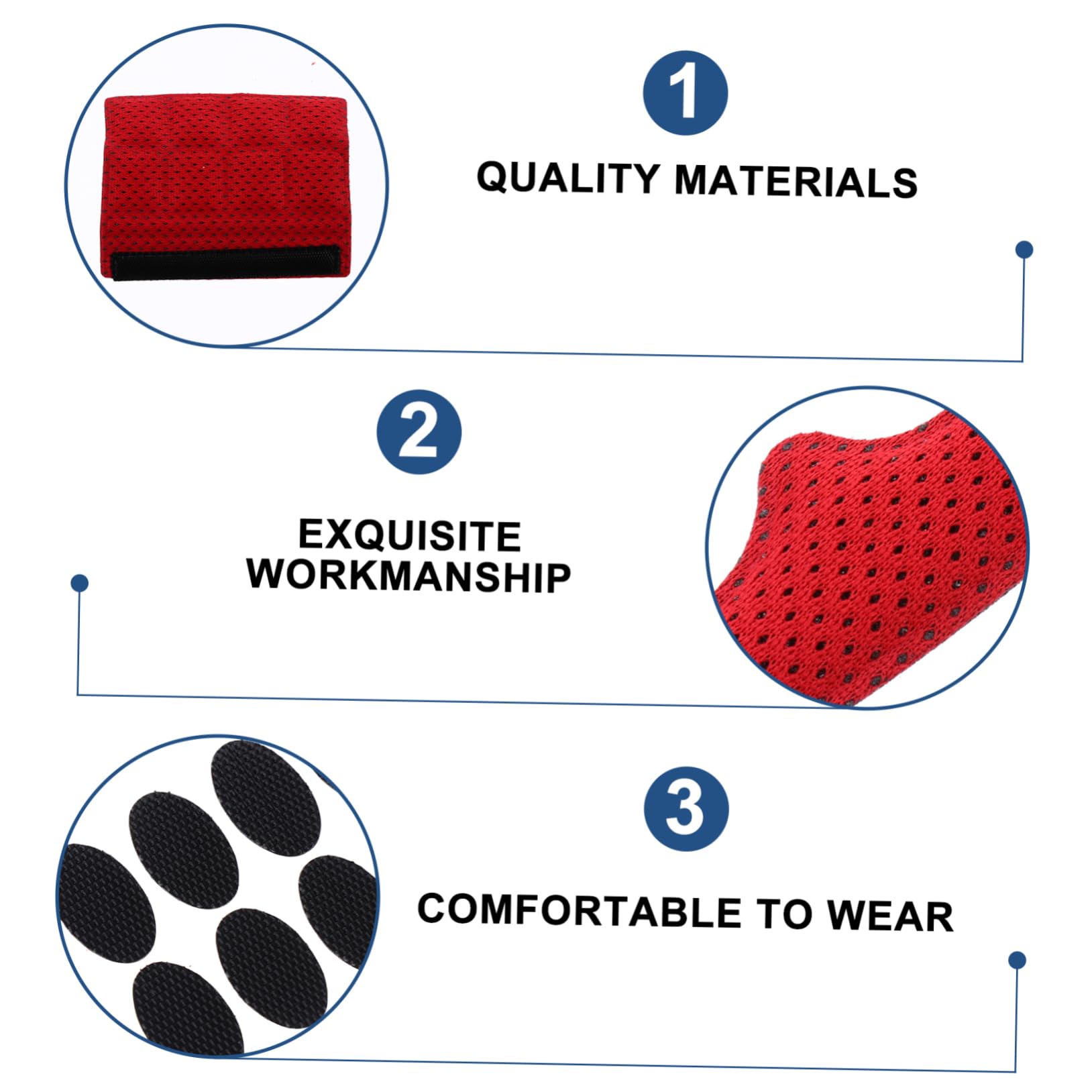 VANZACK 6 Sets Bike Helmet Pads - Safety Helmet Inner Padding & Shock Absorbing Foam Pads for Cycling Helmets - Perfect for Mountain Biking, Road Cycling & Commuting Protection