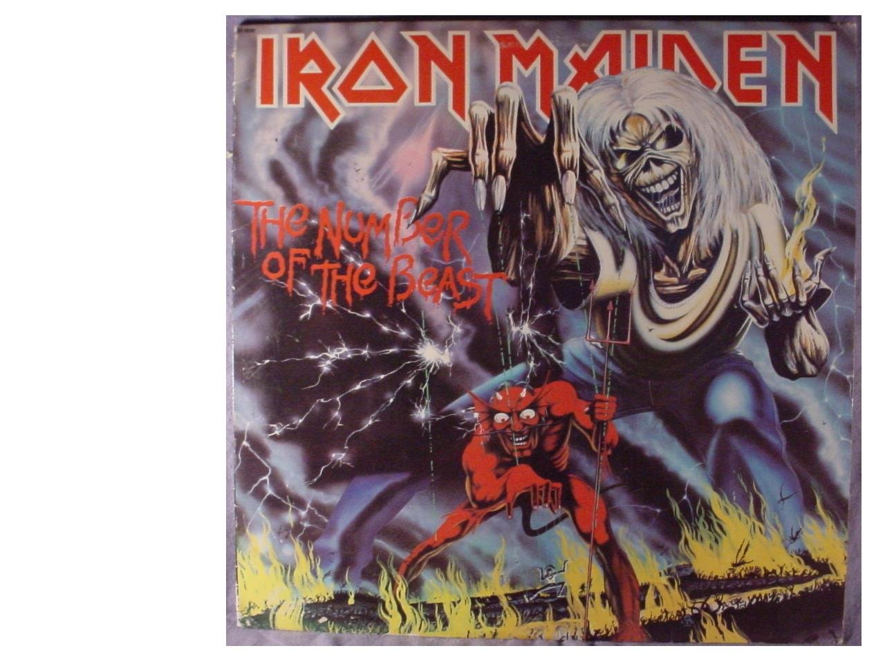 Iron Maiden - The Number Of The Beast LP Vinyl Record | Heavy Metal Music Album | Perfect for Collectors & Music Enthusiasts