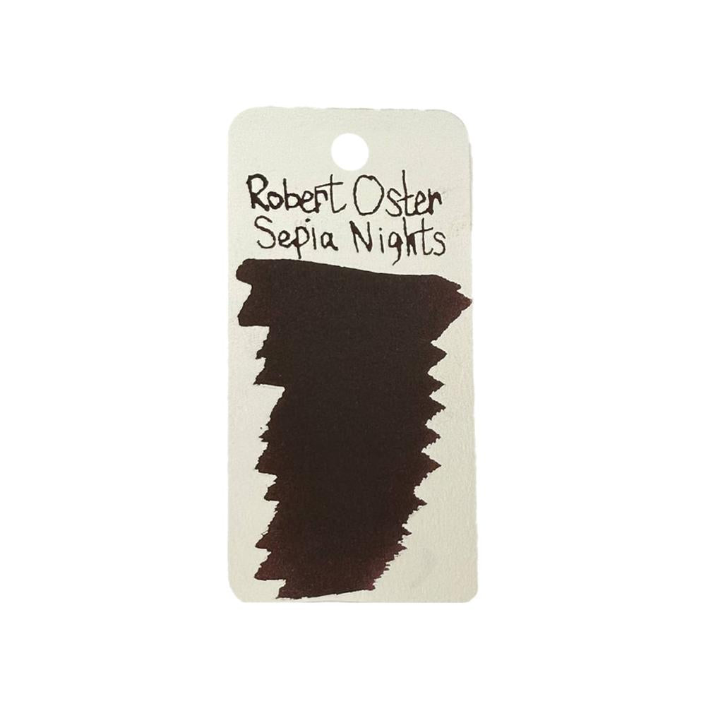 Robert Oster Ink Bottle (50ml) - Sepia Nights Special Edition (2024) - Premium Fountain Pen Ink for Calligraphy, Journaling & Artistic Writing - Perfect for Vintage Lettering & Creative Projects