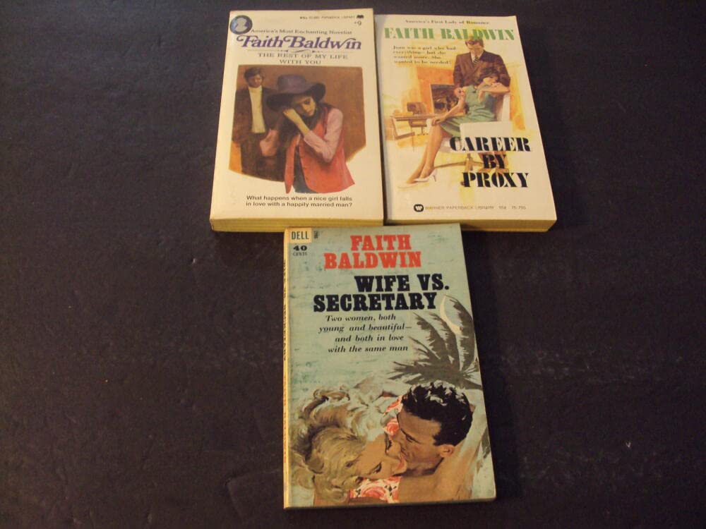 Vintage Faith Baldwin Romance Novels Set of 3 - Classic Love Story Books for Adults - Perfect for Book Clubs, Gifts & Cozy Reading Nights