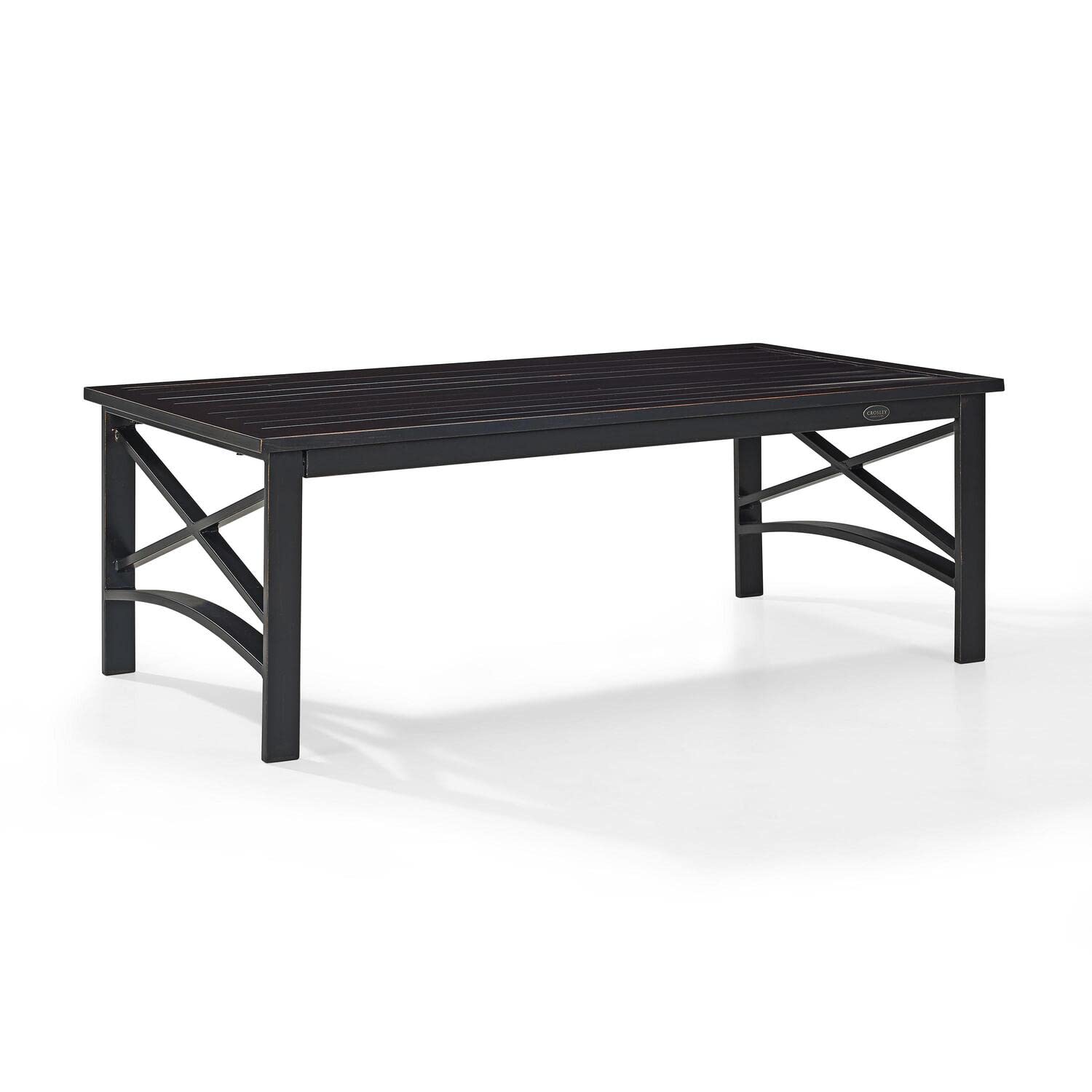 Island Oasis Outdoor Metal Coffee Table - 26.5