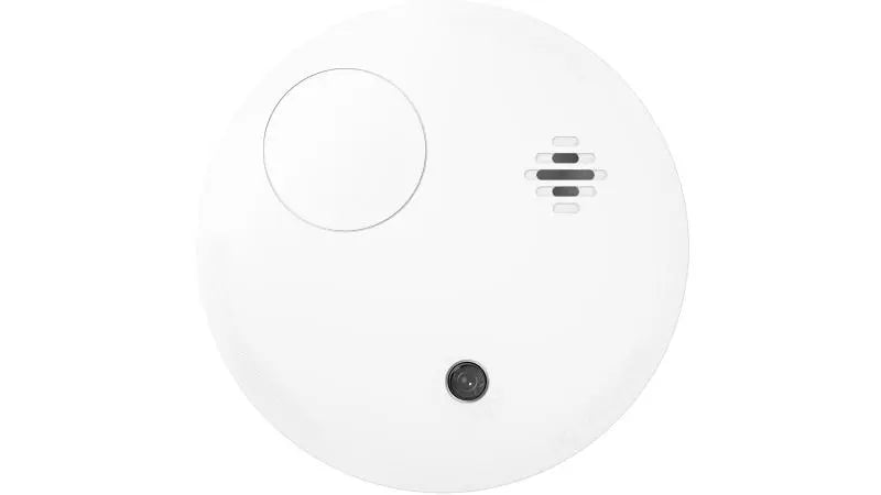 Wireless Optical Smoke Detector Alarm - DS PDSMK E WE - Battery Powered, Easy Installation for Home, Office & Kitchen Safety
