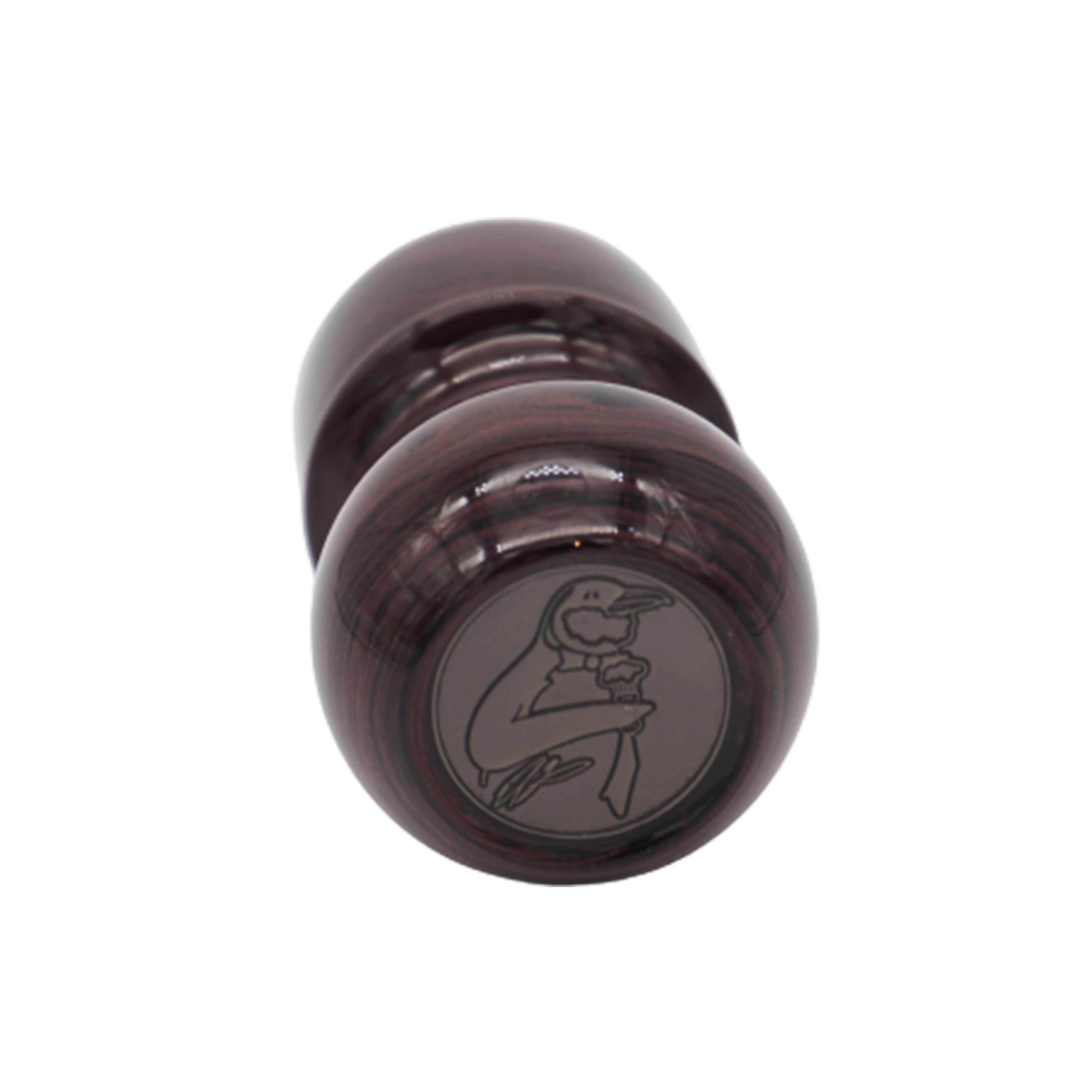 Premium Handcrafted Raspberry Ebonite Shaving Brush Handle - Fits 24mm & 26mm Knots - Luxury Wet Shaving Accessory for Men's Grooming Routine