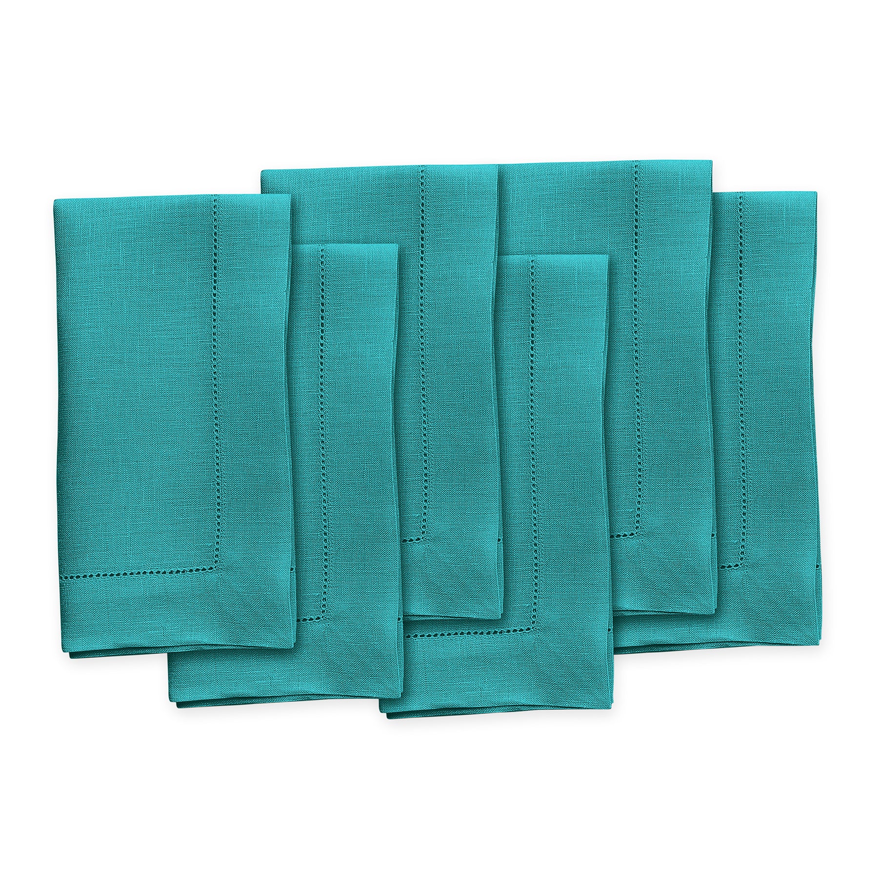 Premium Classic Hemstitch Linen Napkins - Elegant Dinner Table Decor for Weddings, Parties & Fine Dining
