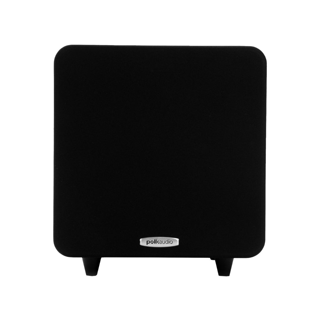 Polk Audio PSW111 Compact Powered Subwoofer - 8-Inch Home Theater Bass Speaker with Built-in Amplifier | Perfect for Movies, Music & Gaming