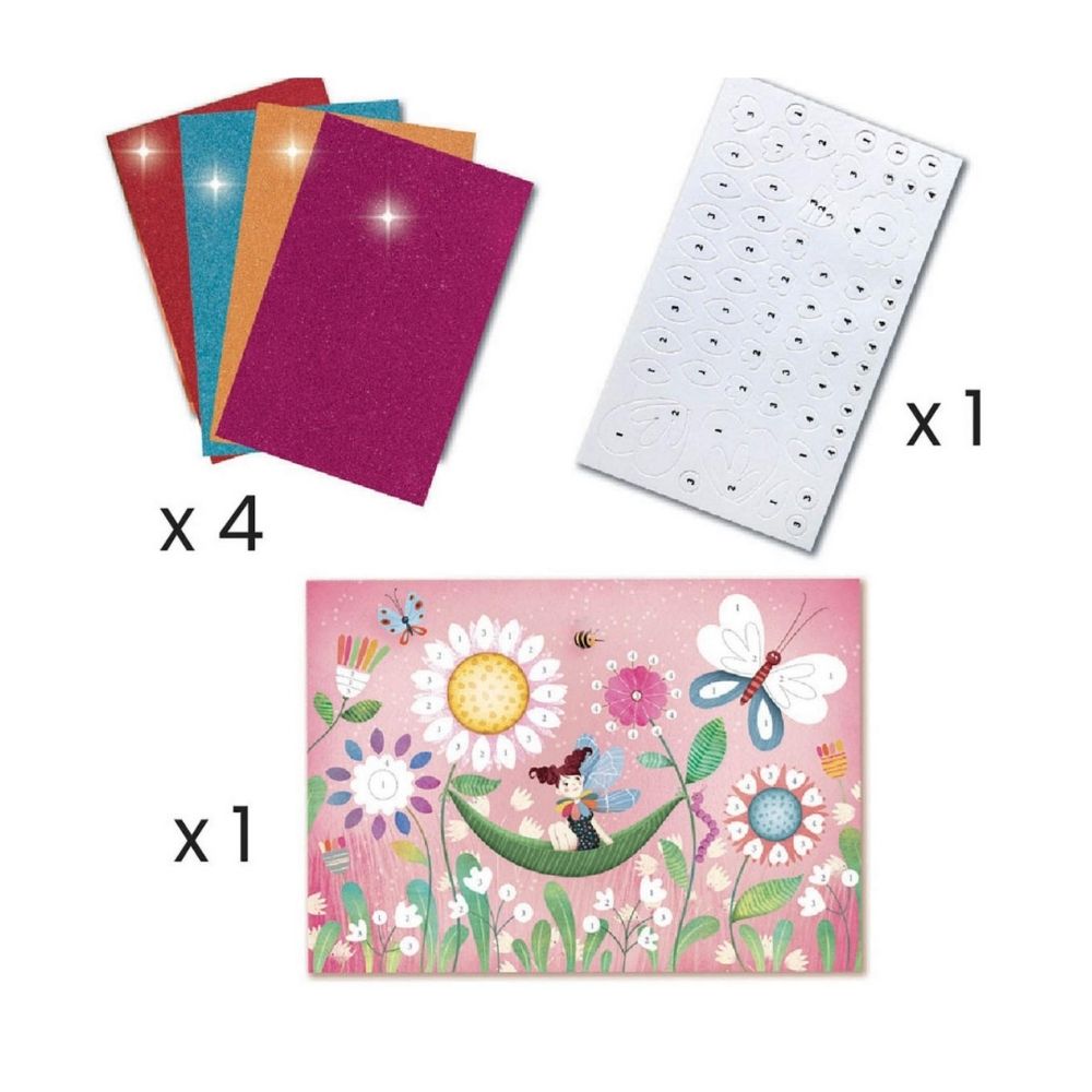 Djeco Fairy Craft Kit - Multi Activity Box for Kids, DIY Fairy Crafts & Creative Play - Perfect for Birthday Gifts & Imaginative Playtime