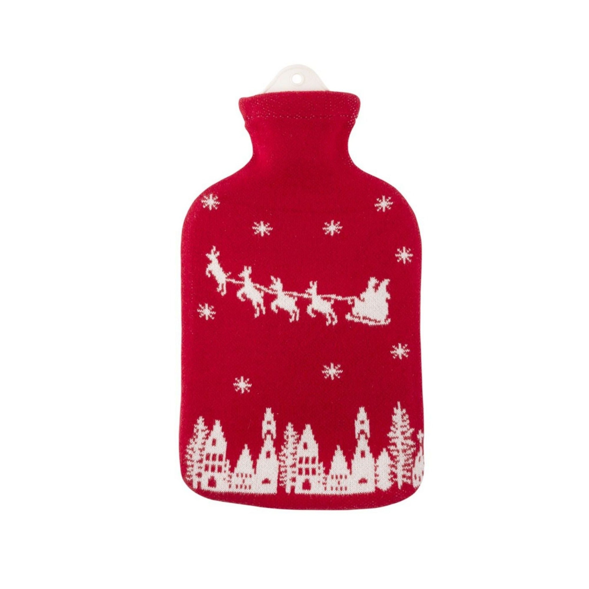 2 Liter Santa Claus Hot Water Bottle - Soft & Durable for Pain Relief, Warmth & Comfort - Perfect for Cold Nights, Cramps & Cozy Relaxation