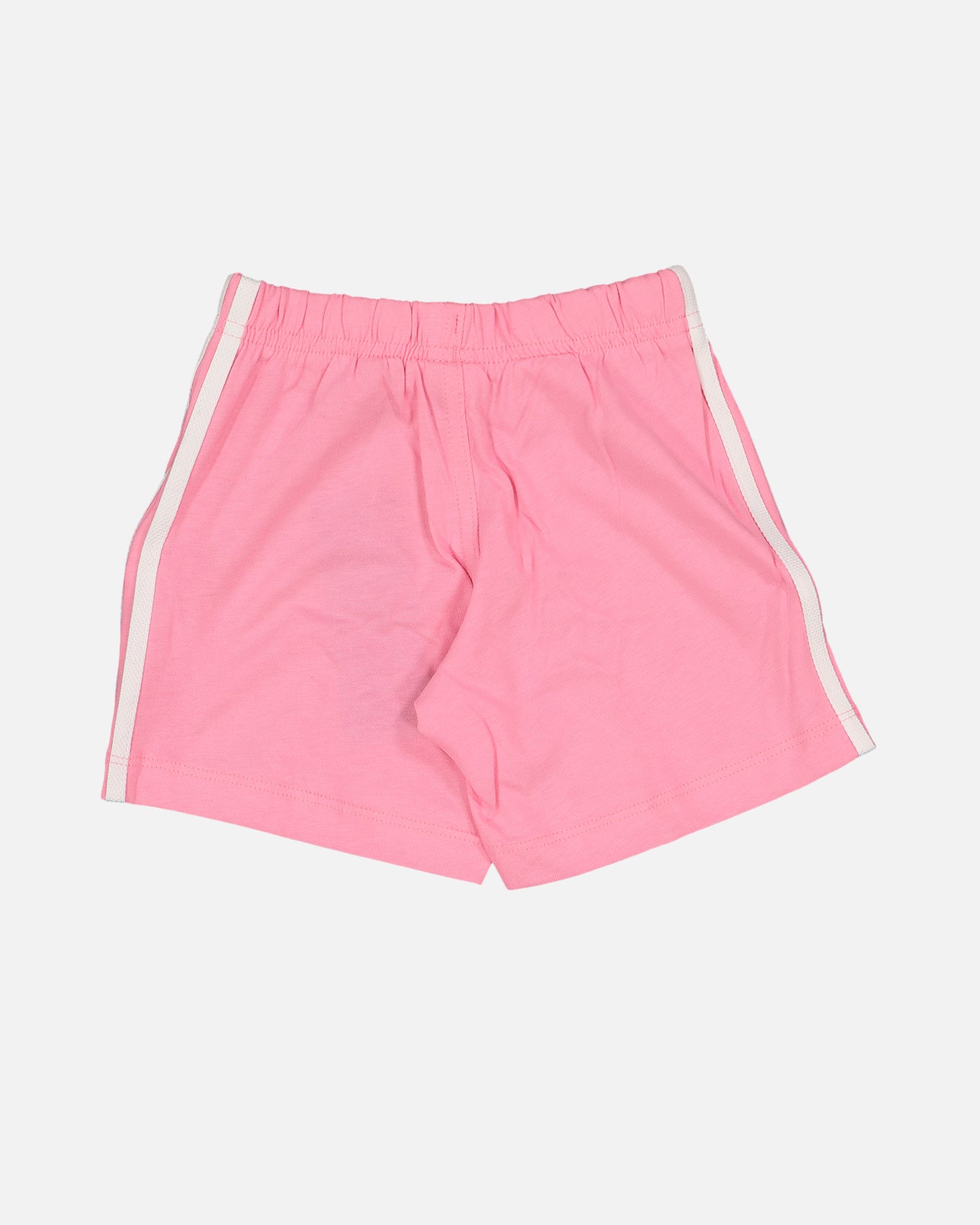 Adidas Infant Trefoil Short Sleeve Tee & Shorts Set - White & Bliss Pink - Comfortable Baby Outfit for Playtime & Casual Wear