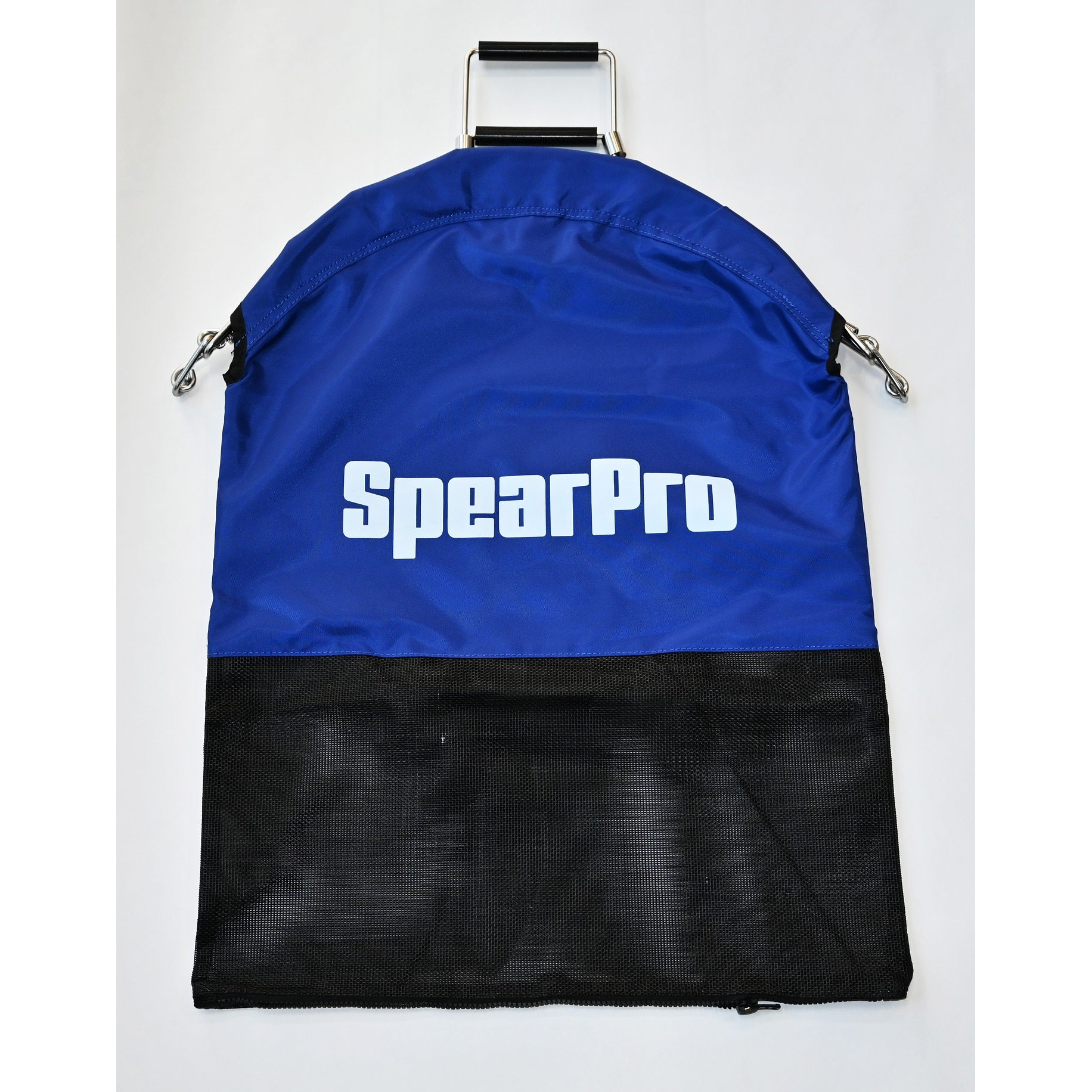 Spear Pro Heavy Duty One-Handed Lobster Bag with Zipper - 20x30 Inches Blue - Perfect for Fishing, Boating & Seafood Harvesting