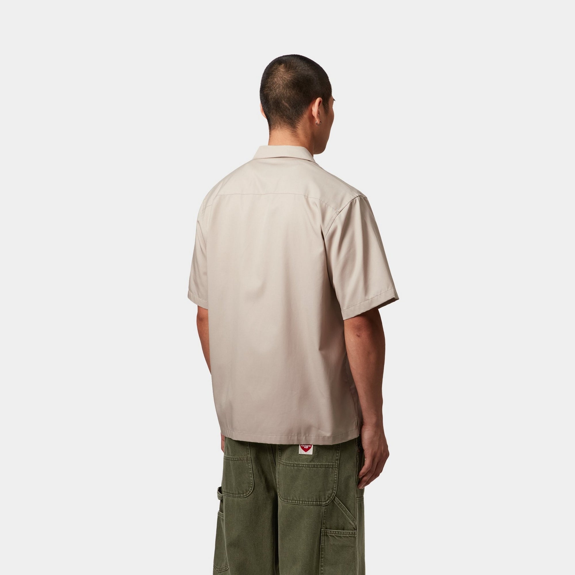 Delray Shirt - Premium Fleur de Sel & White Cotton Button Down for Men | Casual Office Wear, Date Night & Summer Outfits