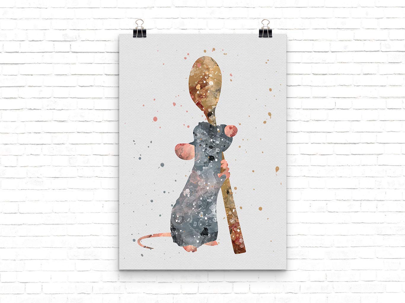 Remy Ratatouille Wall Art Print - Kitchen & Dining Decor