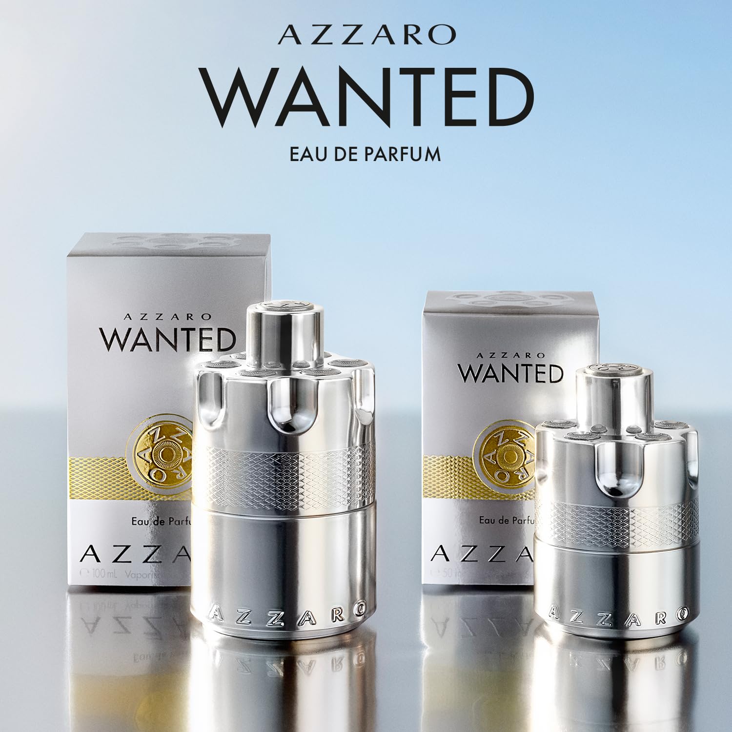 Azzaro Wanted Eau de Parfum for Men - Long Lasting Woody Aromatic Cologne with Juniper Berries, Sage & Vetiver - Intense Spicy Fragrance - Perfect for Date Night, Office & Special Occasions