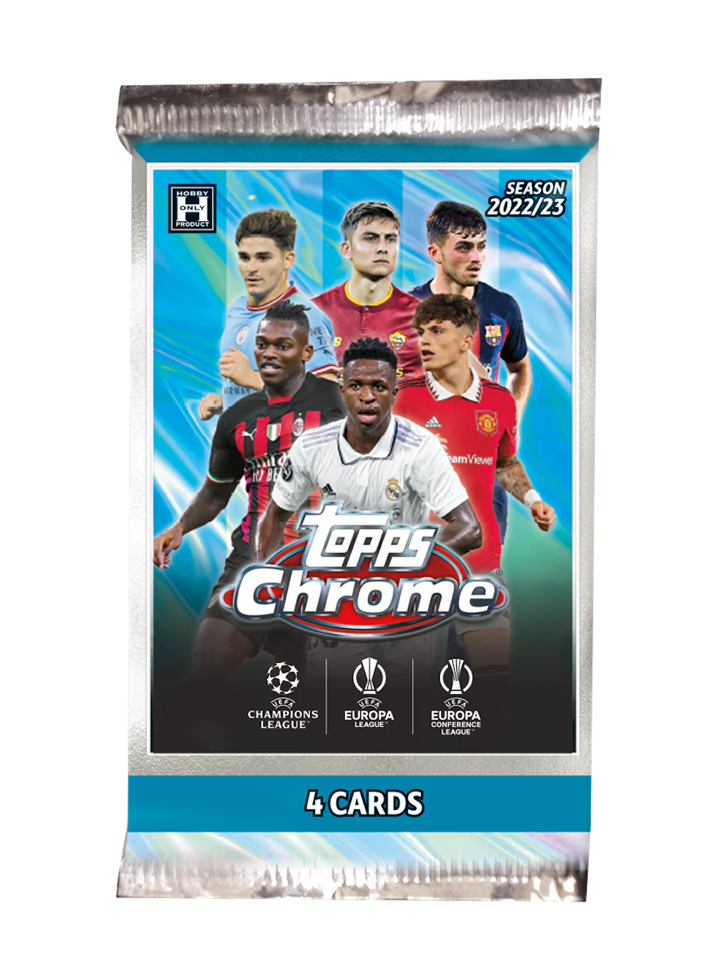 2022/23 Topps Chrome UCC Lite Box - Soccer Trading Cards Collection for Collectors & Fans - Perfect for Gifts, Trading, and Display
