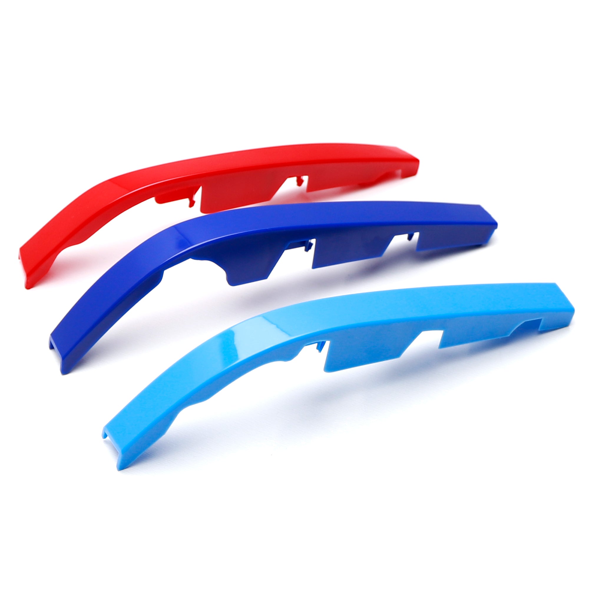 BMW G20 3 Series LCI (2023+) M Color Stripe Diamond Grille Insert Trims - Carbon Fiber Style Upgrade for Front Bumper - Perfect for Car Enthusiasts & Show Vehicles