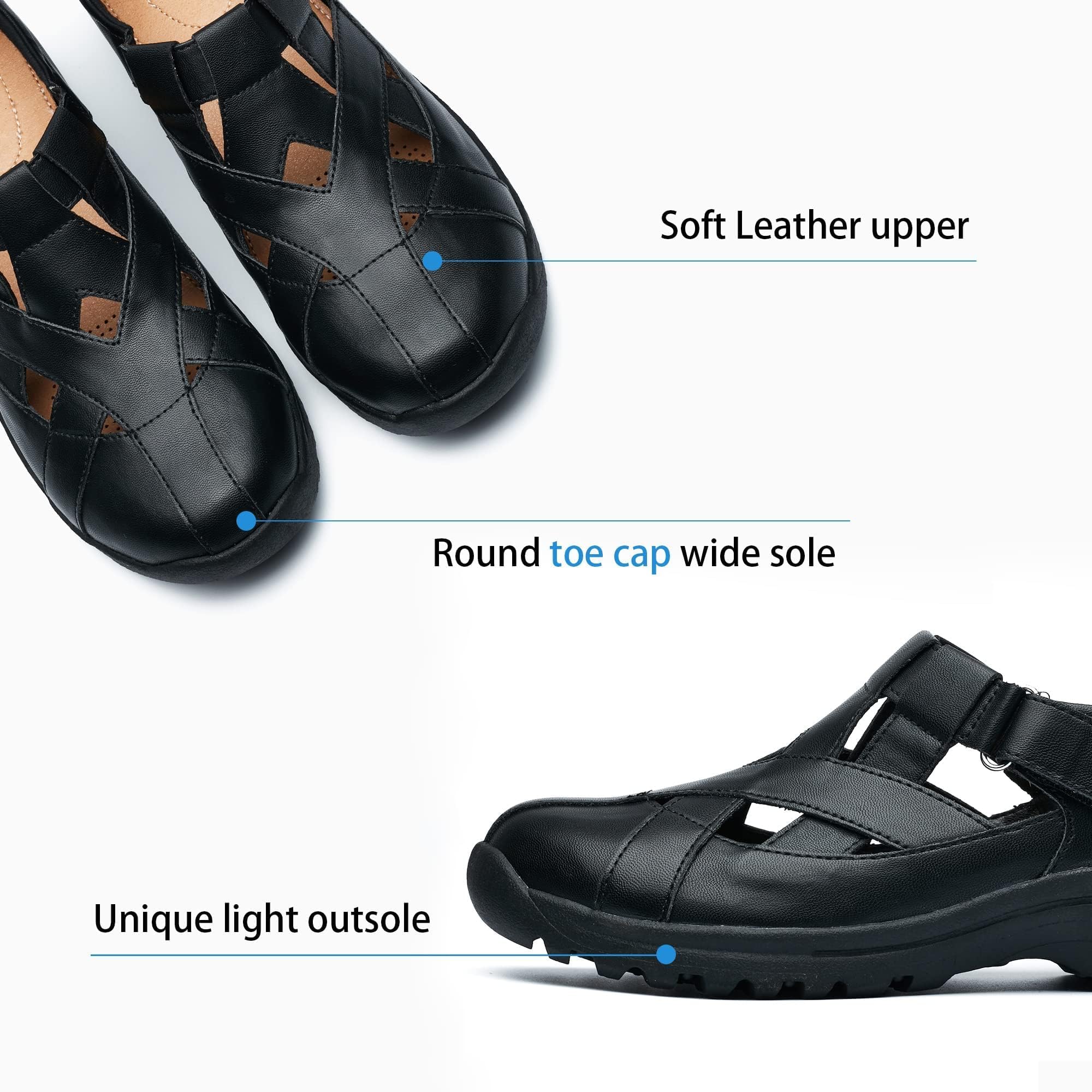 VERDASCO Women's Wide Width Loafers - Comfortable Casual Flats & Sandals for Work, Travel & Everyday Wear - Classic Dressy Slip-On Shoes for Wide Feet