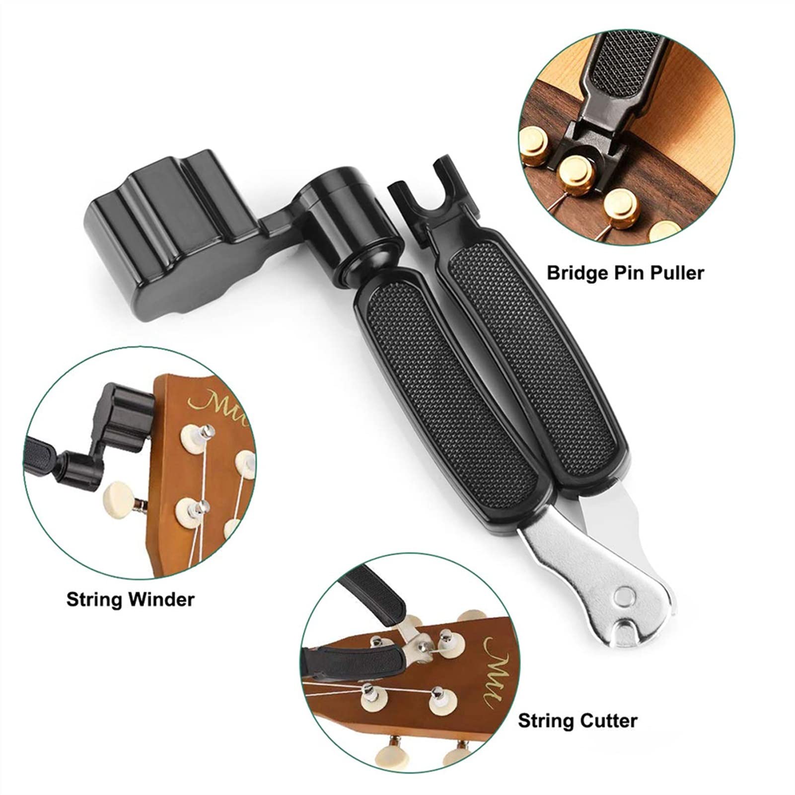 Professional Guitar Repair & Maintenance Kit - Complete Luthier Tool Set for Cleaning, Adjusting & Caring for Acoustic & Electric Guitars - Perfect for Musicians, Guitar Shops & DIY Enthusiasts