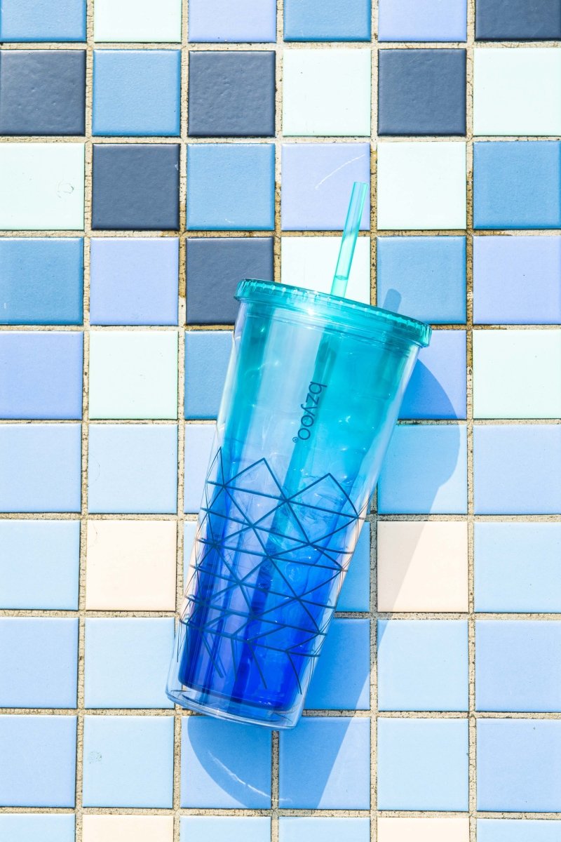 24oz Double Wall Insulated Plastic Tumbler with Lid and Straw - Spiderman Blue - Perfect for Kids' Parties, School Lunches & Outdoor Activities