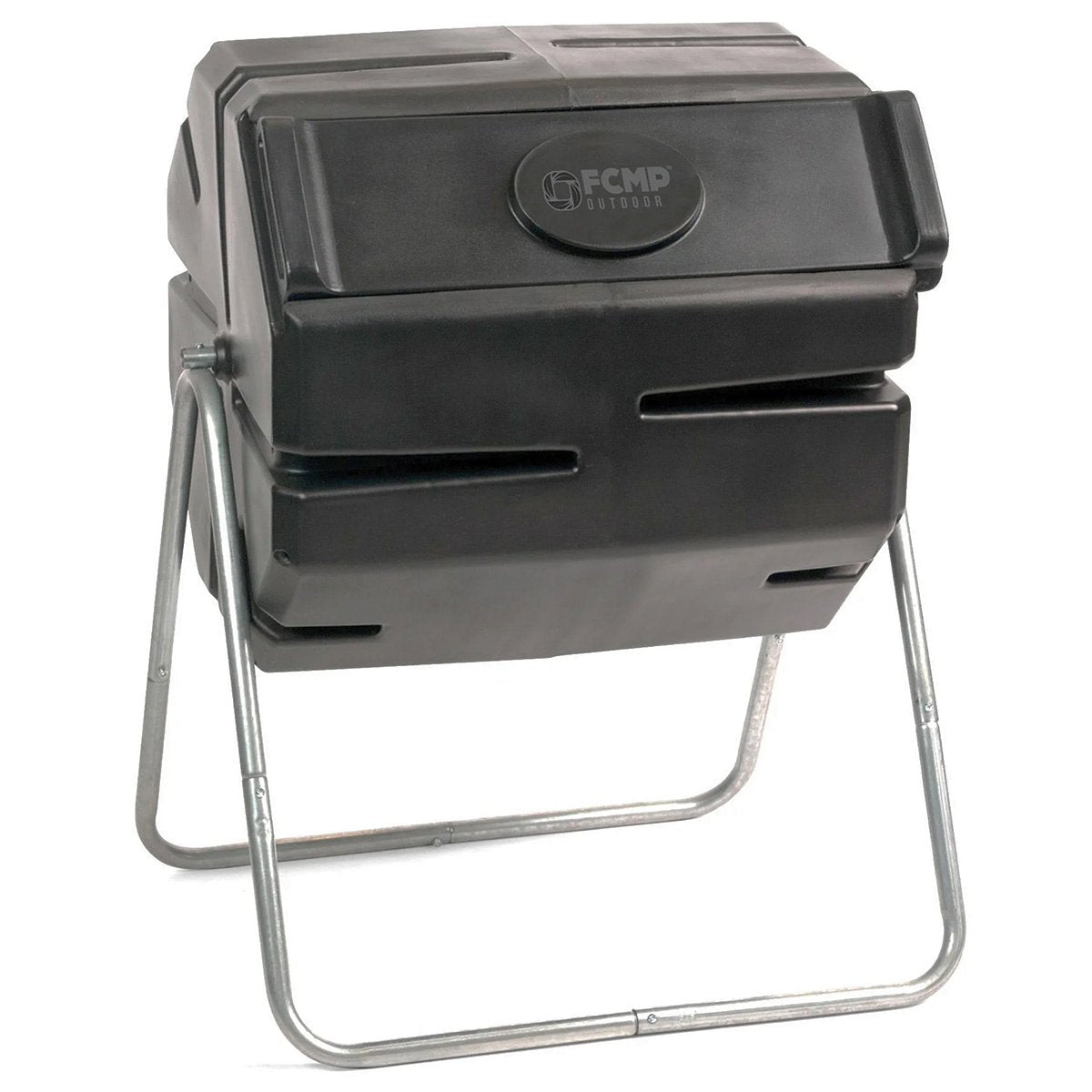 FCMP Outdoor RM4000 Roto Tumbling Composter - 37 Gallon Heavy Duty Garden Compost Bin for Organic Waste Recycling - Perfect for Backyard, Lawn & Sustainable Gardening