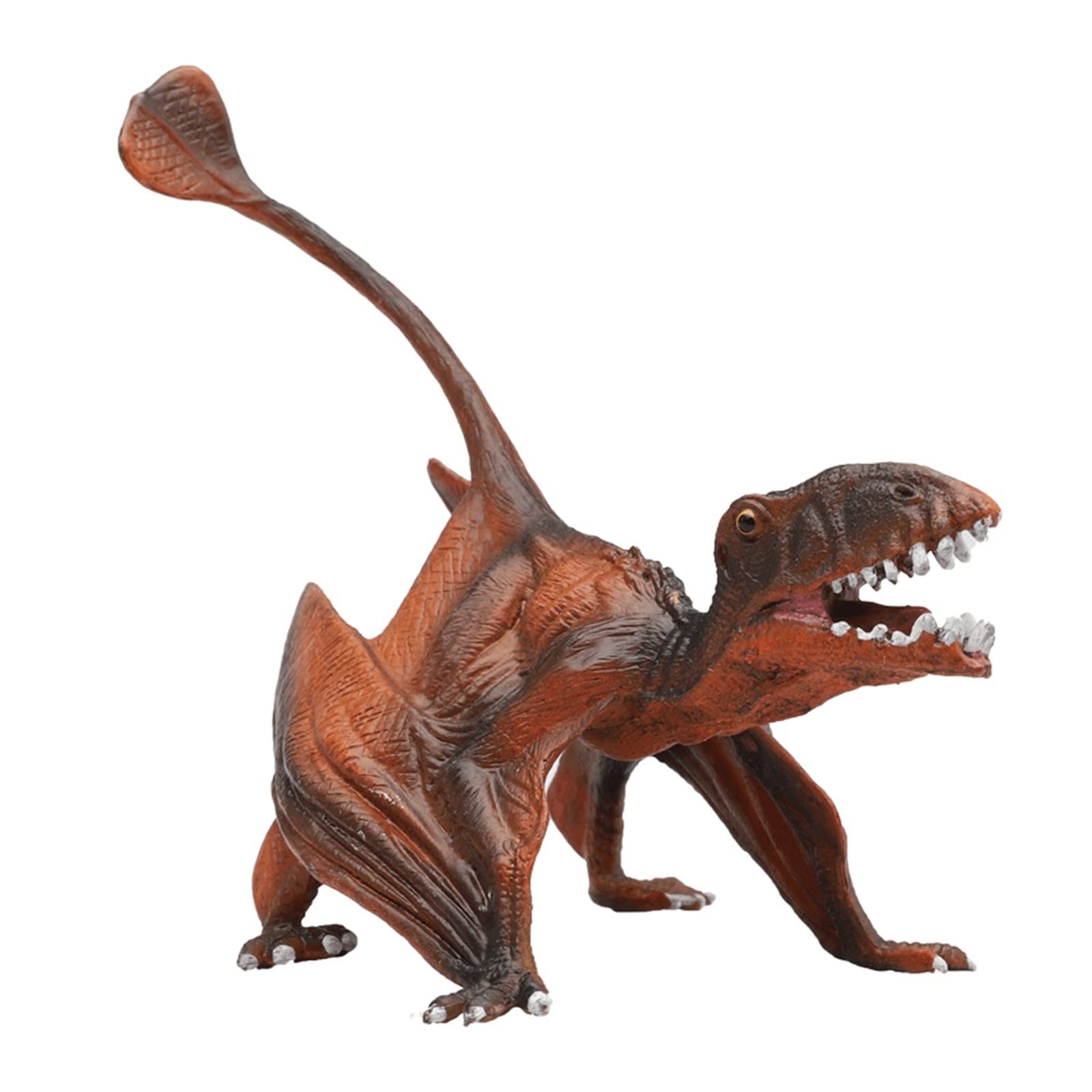 Realistic Brown Eurasian Pterodactyl PVC Model - Creative Home Decor Animal Toy, Dinosaur Figure for Jungle Themed Room, Party Decoration & Collectible Display